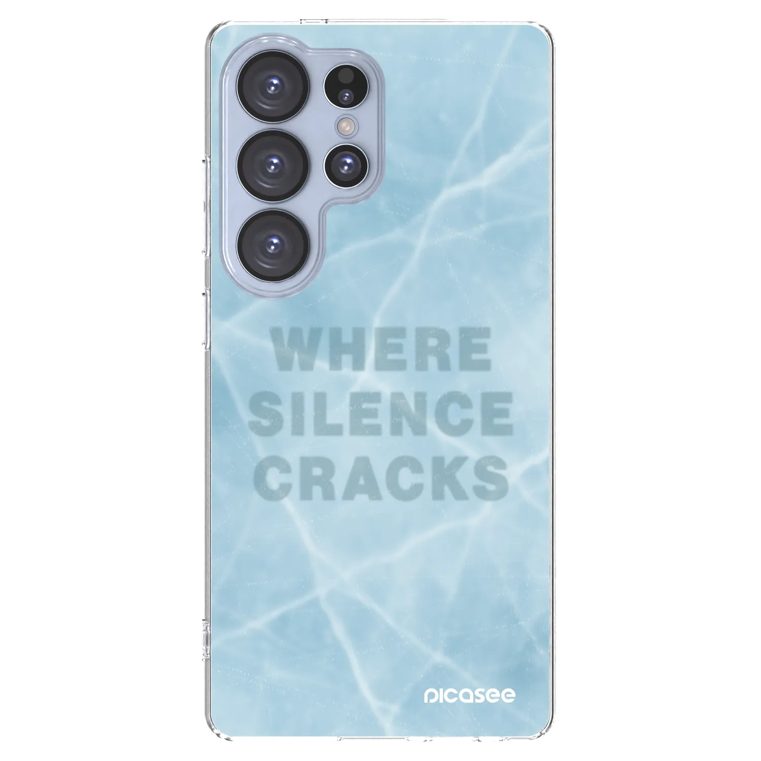 Picasee διαφανής θήκη σιλικόνης Samsung Galaxy S25 Ultra 5G - SILENCE