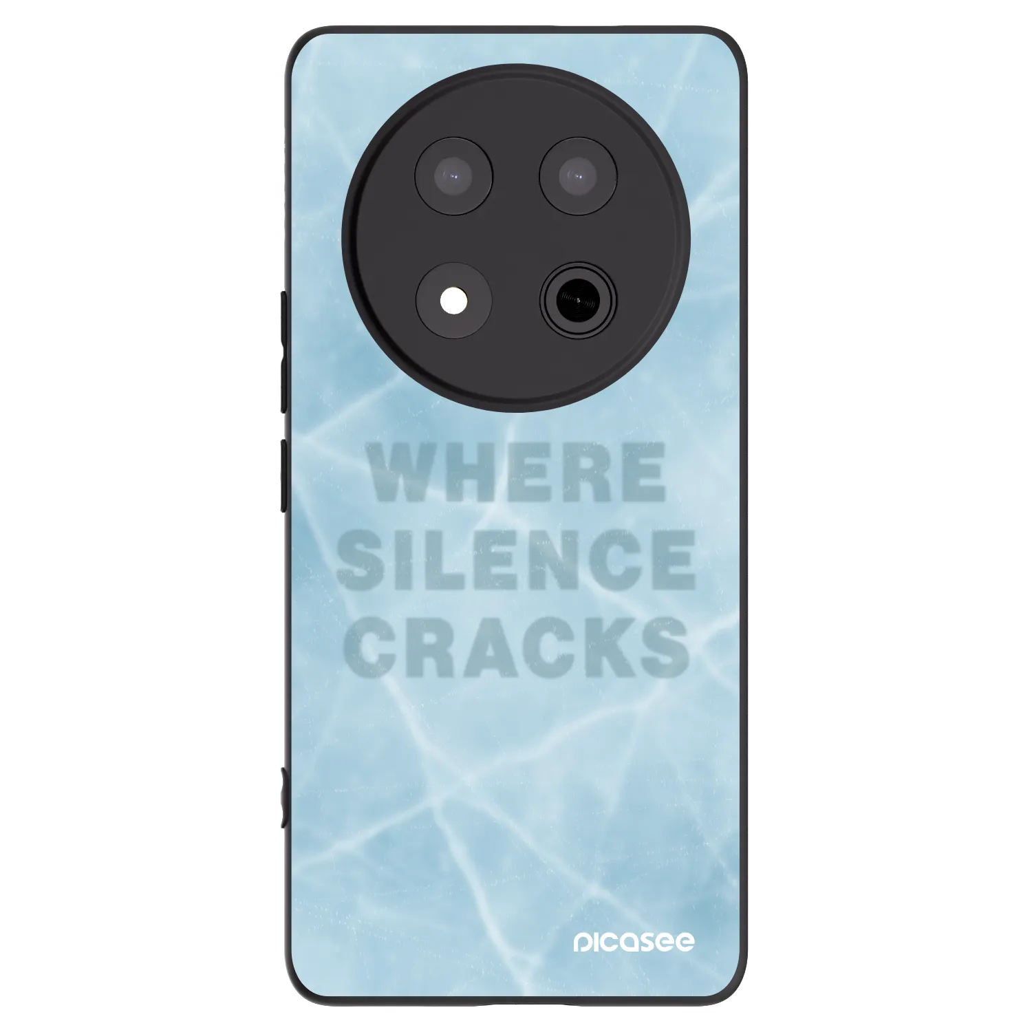 Picasee Μαύρη θήκη σιλικόνης για Honor Magic7 Lite 5G - SILENCE