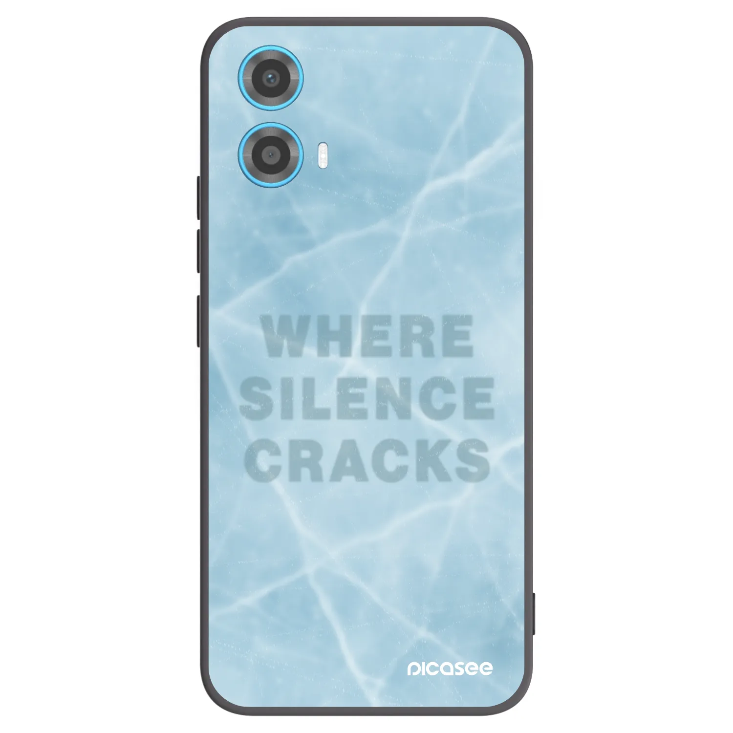 Picasee Μαύρη θήκη σιλικόνης για Motorola Moto G34 5G - SILENCE