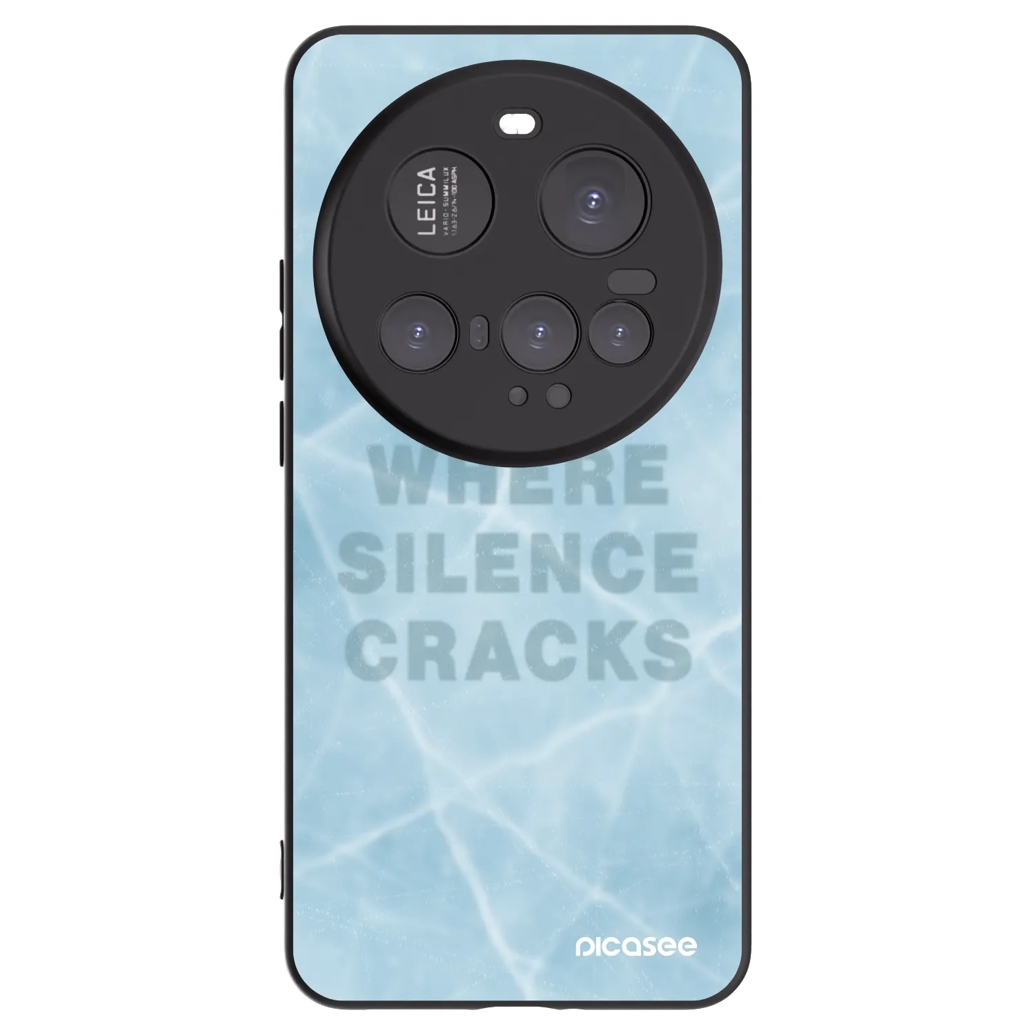 Picasee Μαύρη θήκη σιλικόνης για Xiaomi 15 Ultra - SILENCE