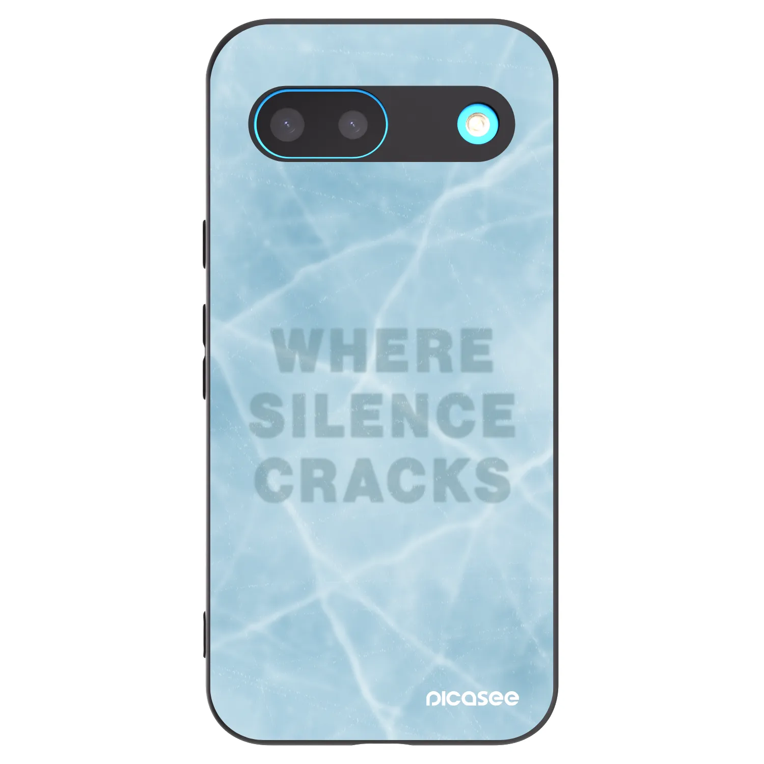 Picasee Μαύρη θήκη σιλικόνης για Google Pixel 8 - SILENCE
