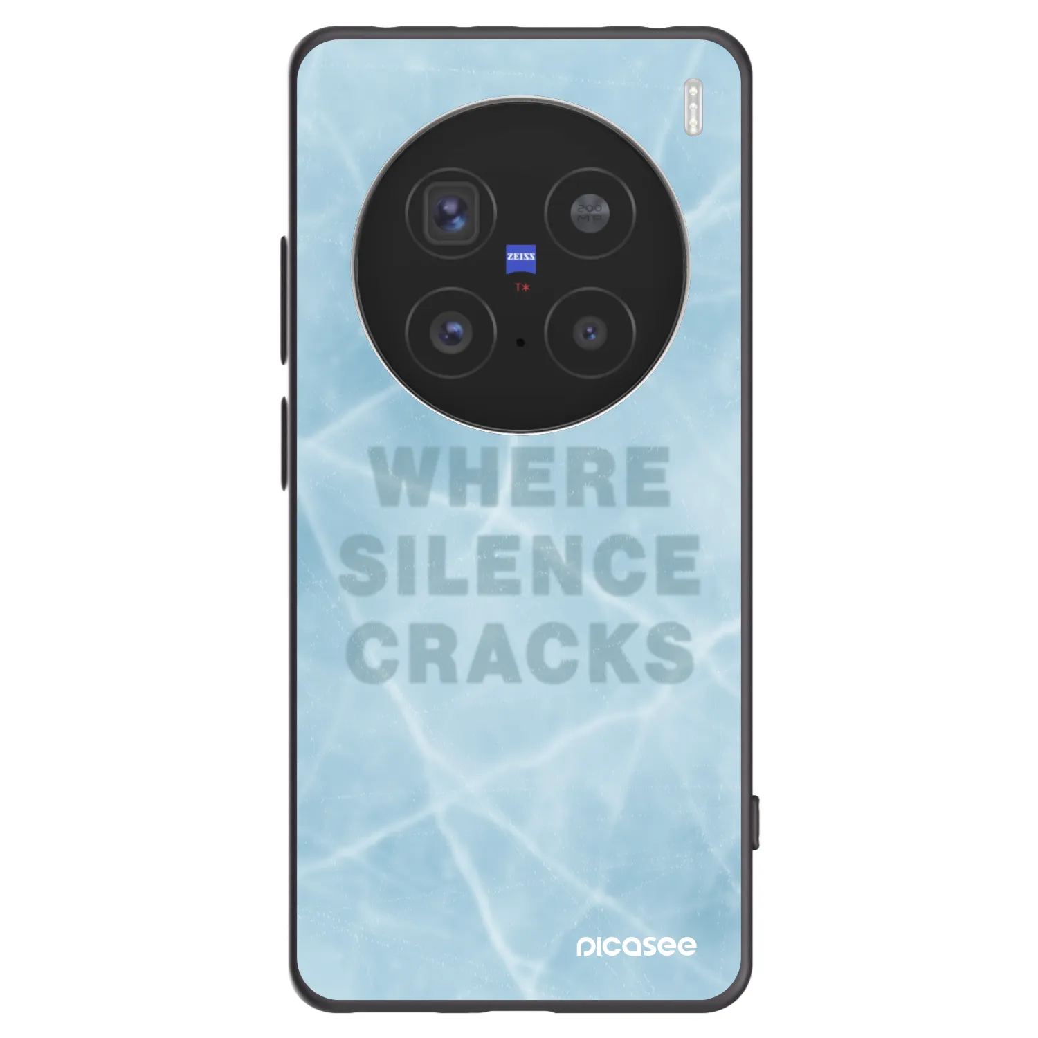 Picasee Μαύρη θήκη σιλικόνης για Vivo X200 Pro - SILENCE