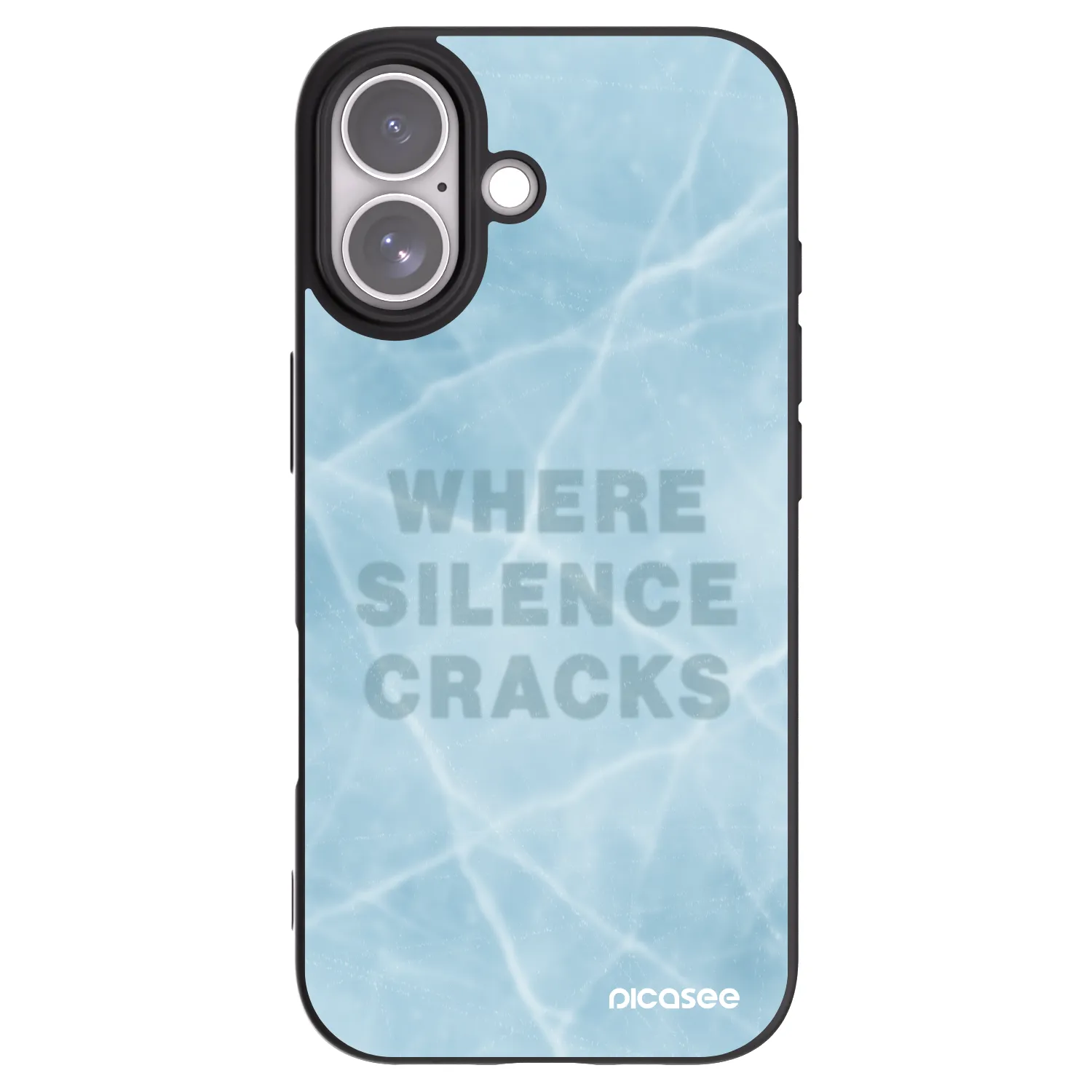 Picasee Μαύρη θήκη σιλικόνης για Apple iPhone 17 - SILENCE