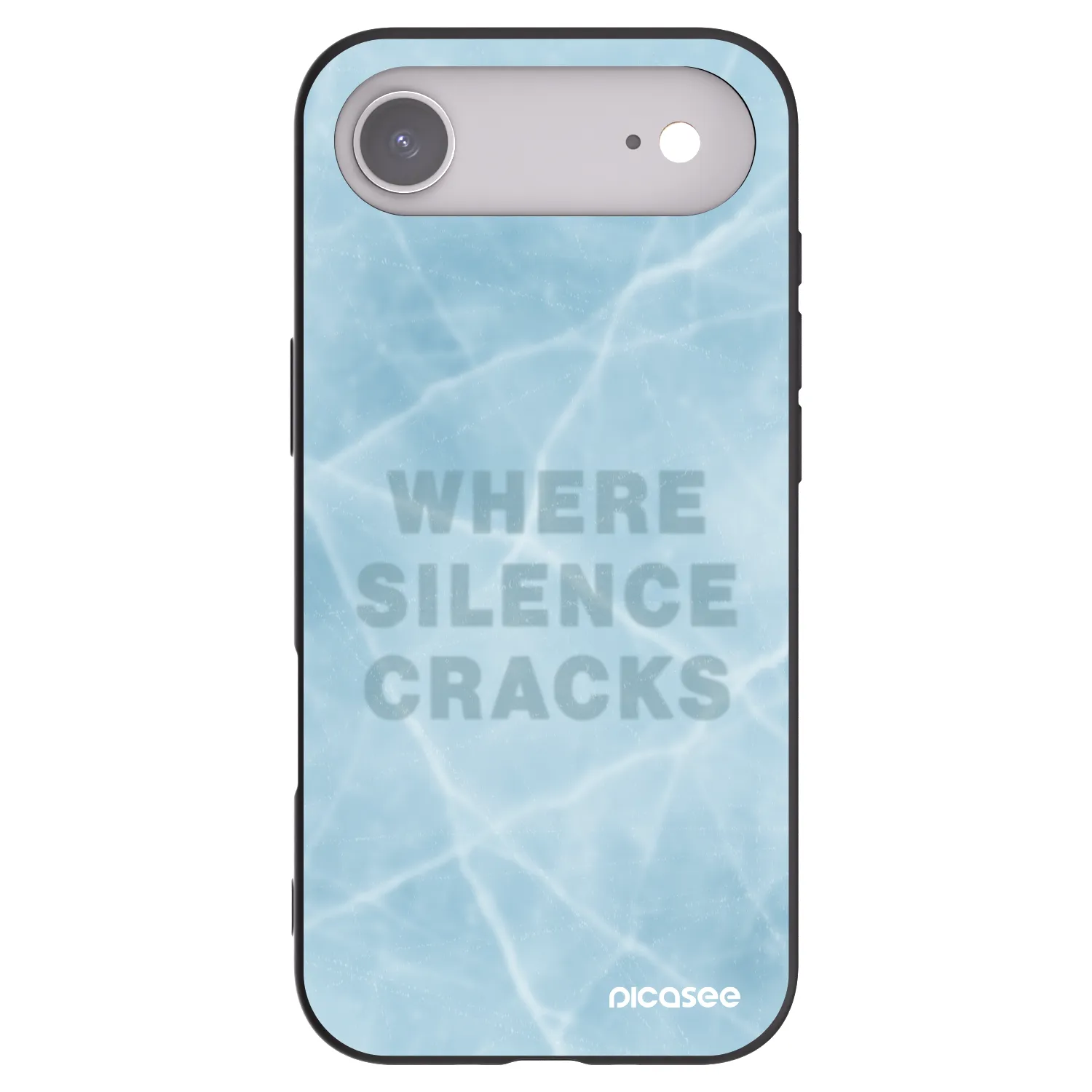 Picasee Μαύρη θήκη σιλικόνης για Apple iPhone Air - SILENCE