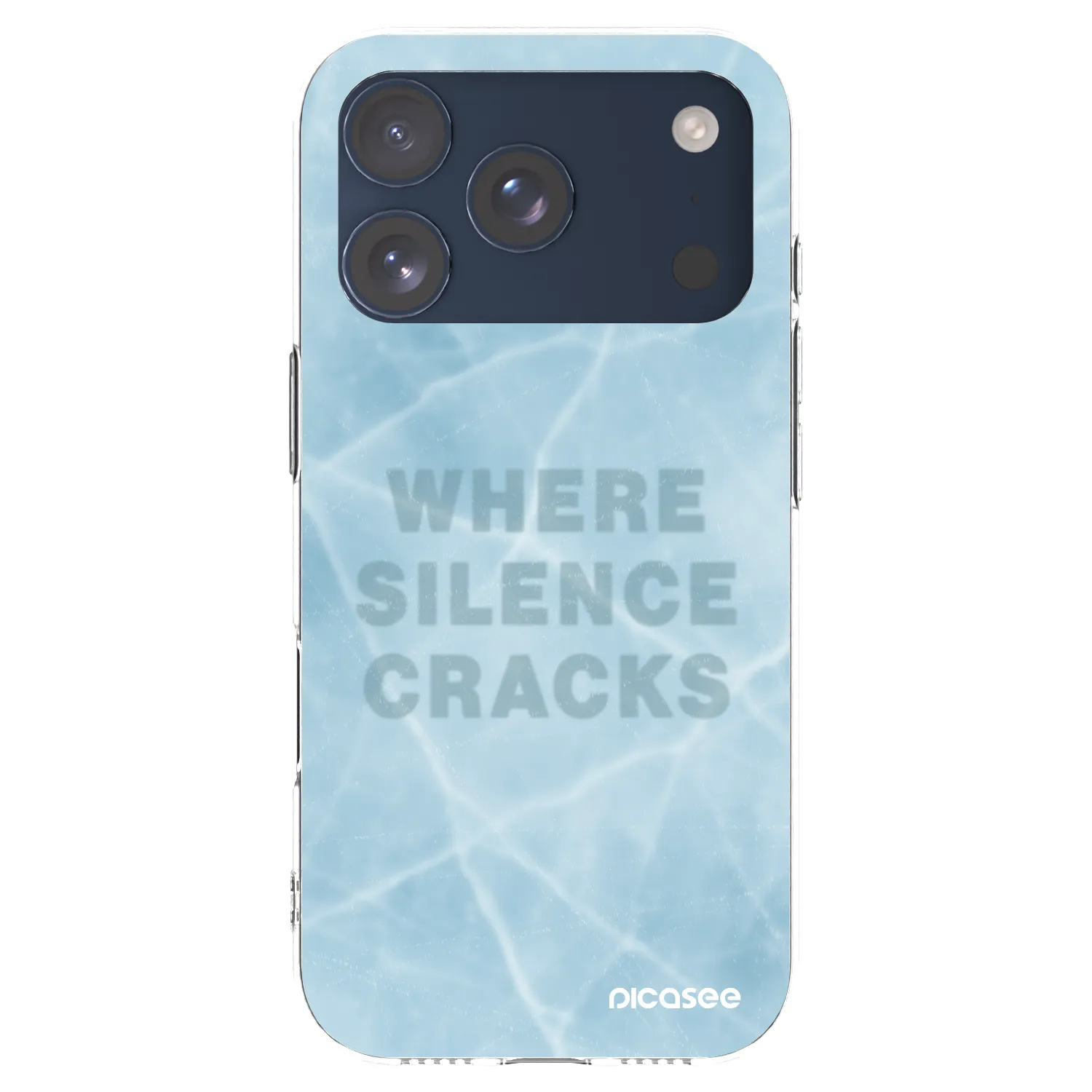 Picasee διαφανής θήκη σιλικόνης Apple iPhone 17 Pro - SILENCE