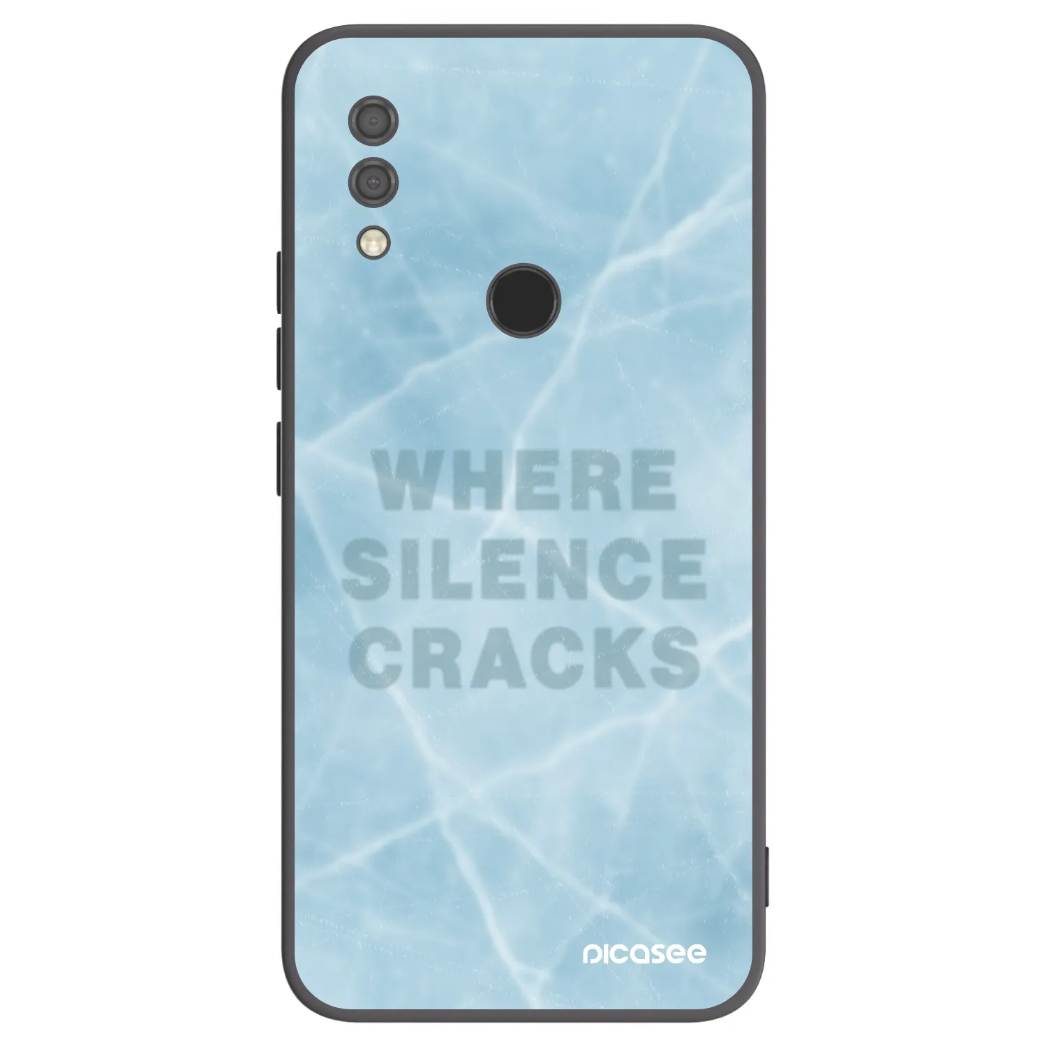 Picasee Μαύρη θήκη σιλικόνης για Xiaomi Redmi 7 - SILENCE