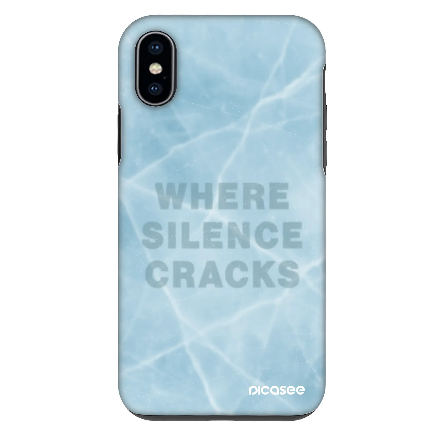 Picasee Fashion Case για Apple iPhone X/XS - SILENCE