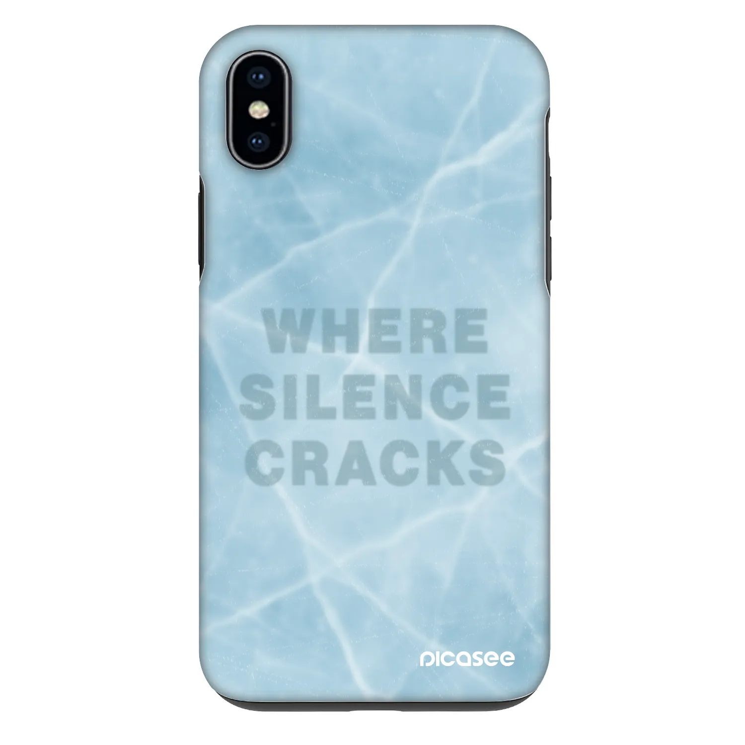 Picasee Fashion Case για Apple iPhone XS Max - SILENCE