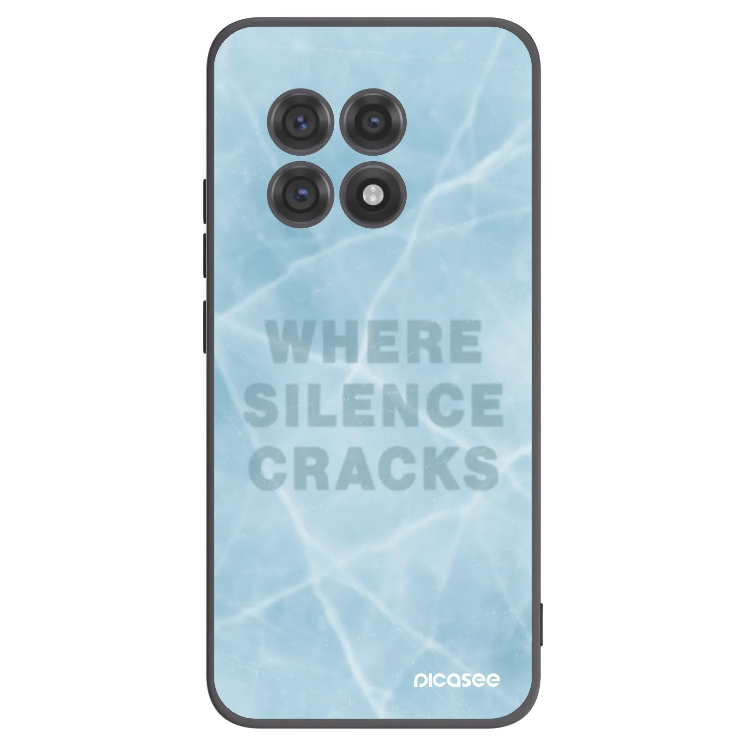 Picasee Μαύρη θήκη σιλικόνης για OnePlus 13R 5G - SILENCE