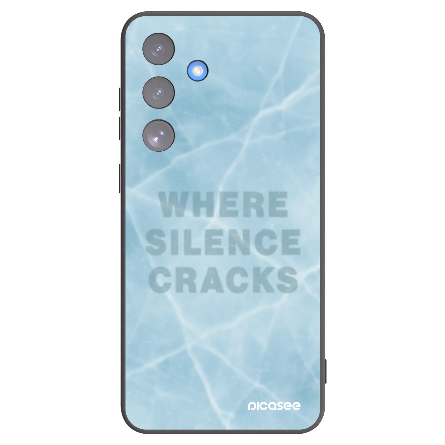 Picasee Μαύρη θήκη σιλικόνης για Samsung Galaxy S25 FE 5G - SILENCE