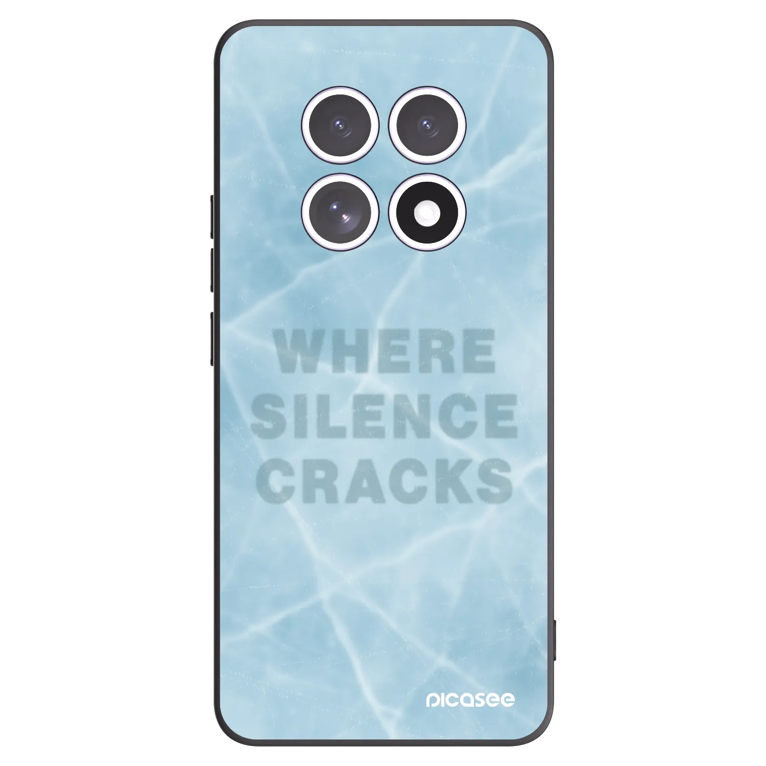 Picasee Μαύρη θήκη σιλικόνης για Xiaomi Redmi Note 15 - SILENCE