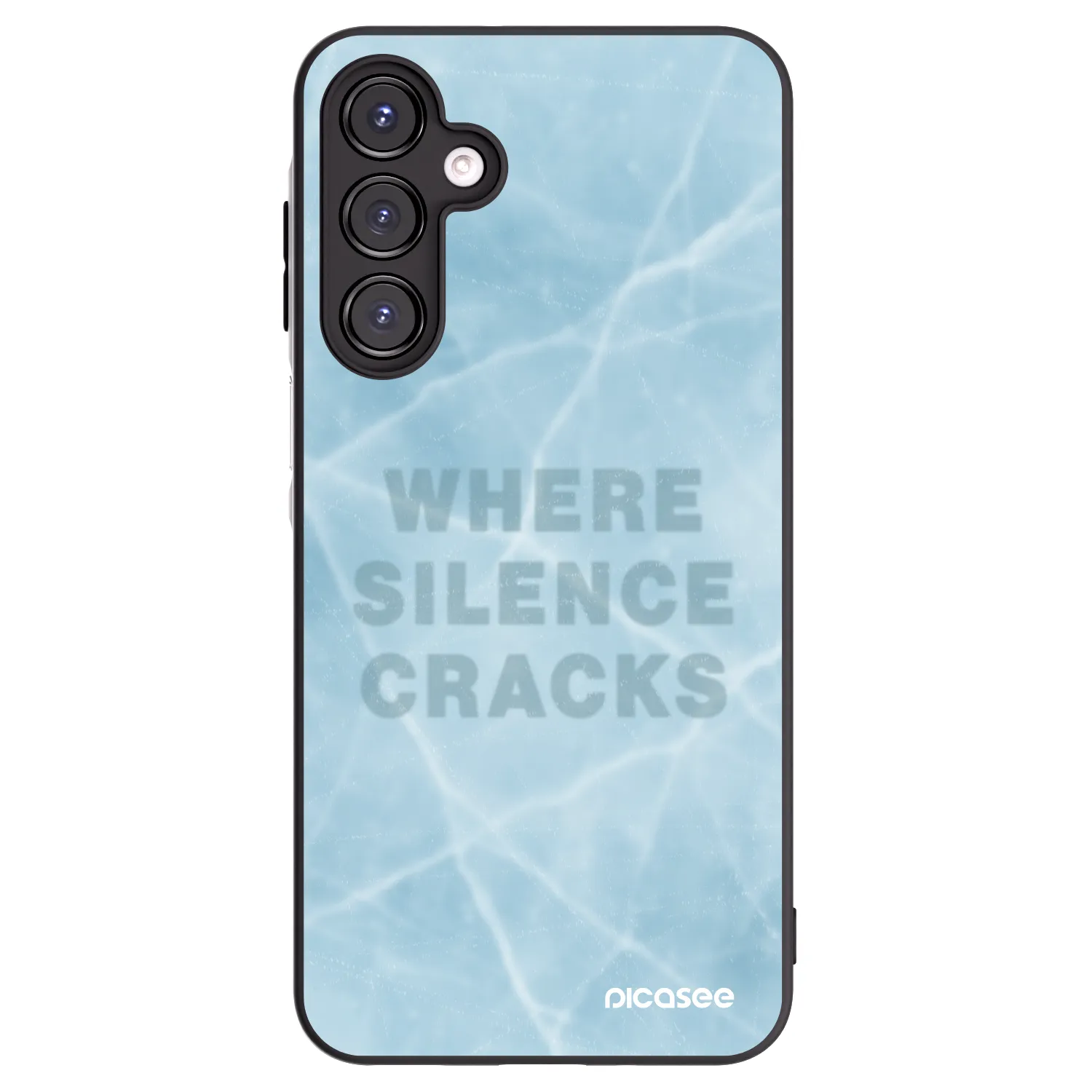 Picasee Μαύρη θήκη σιλικόνης για Samsung Galaxy A16 4G - SILENCE