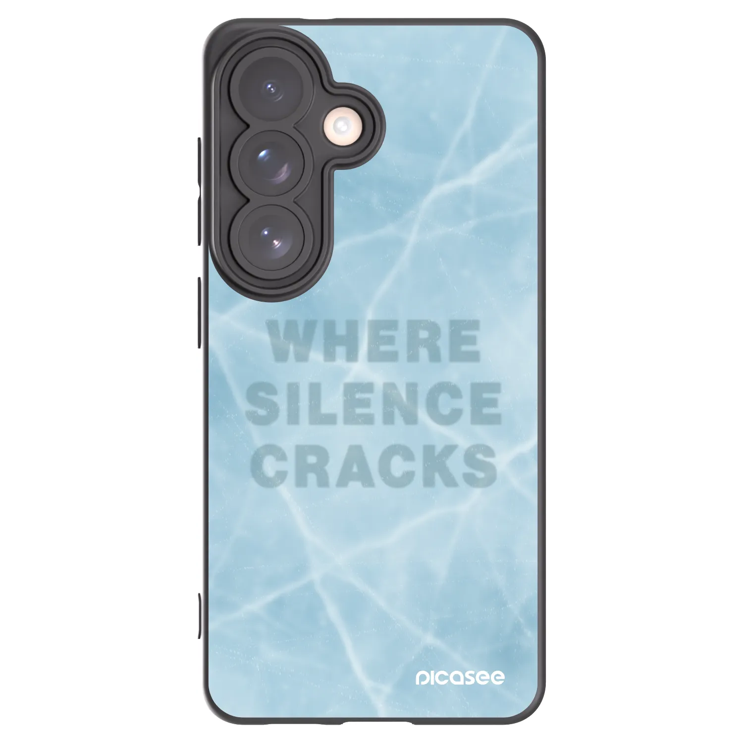 Picasee Μαύρη θήκη σιλικόνης για Samsung Galaxy S26 - SILENCE