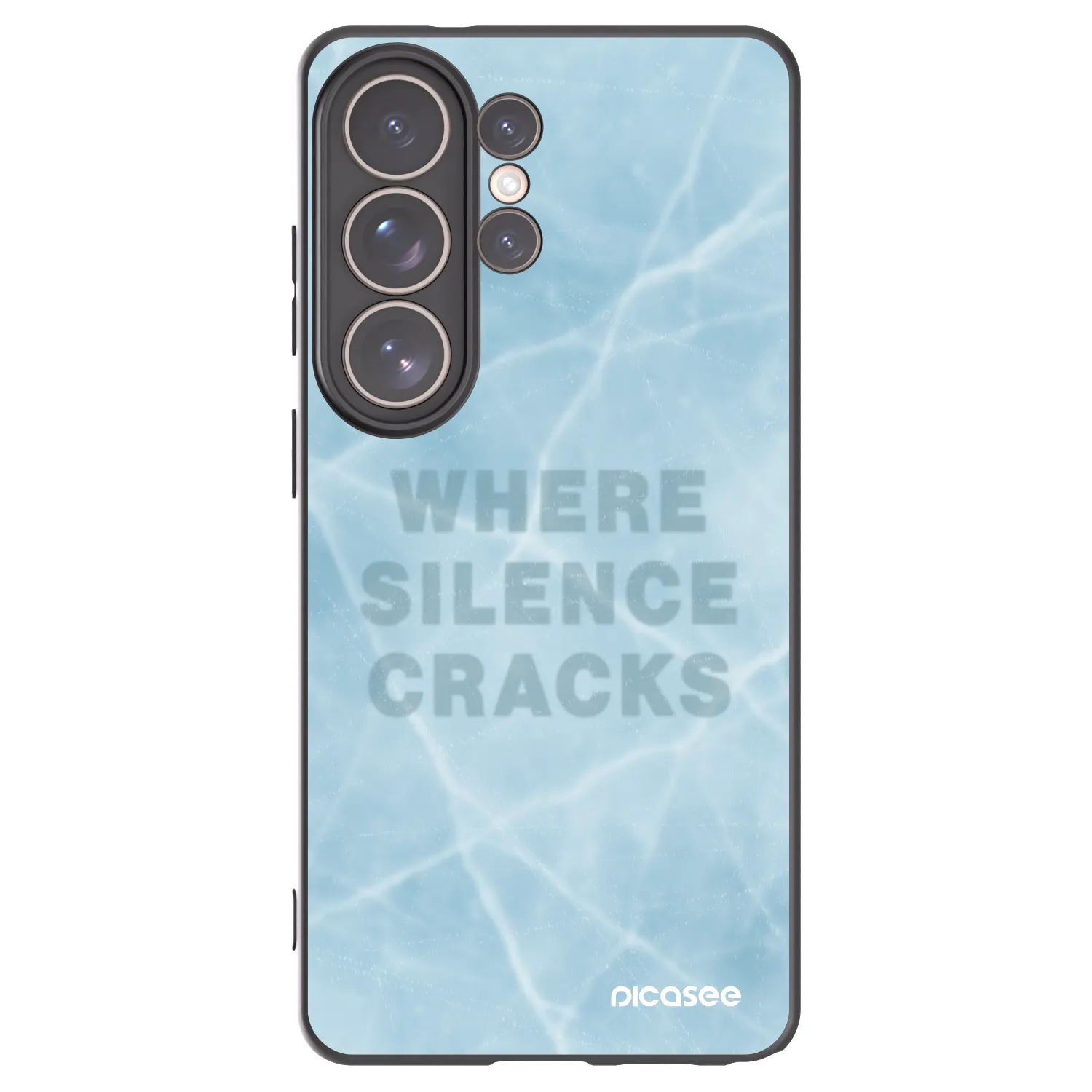 Picasee Μαύρη θήκη σιλικόνης για Samsung Galaxy S26 Ultra - SILENCE