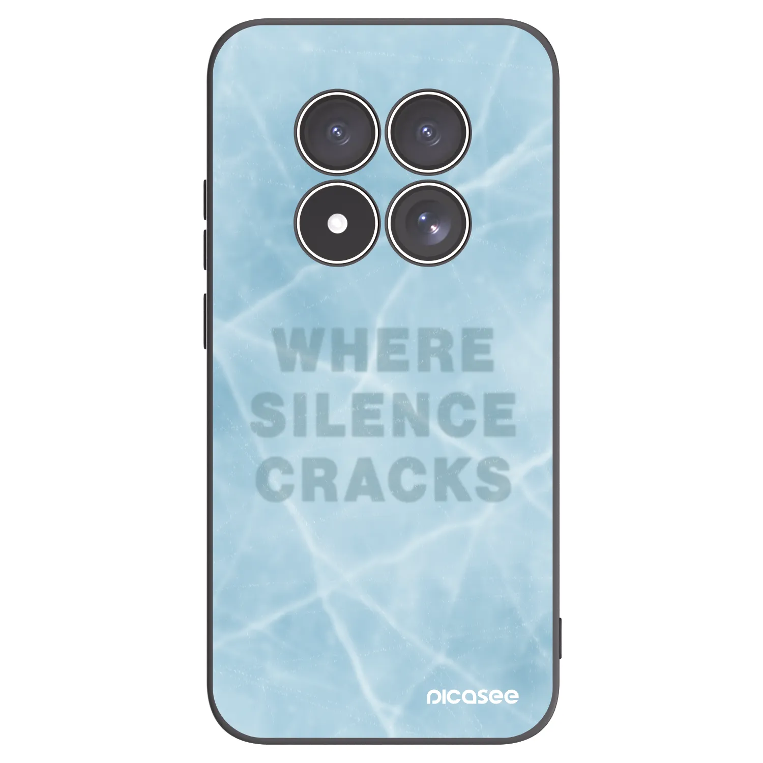 Picasee Μαύρη θήκη σιλικόνης για Xiaomi Redmi Note 15 Pro 5G - SILENCE