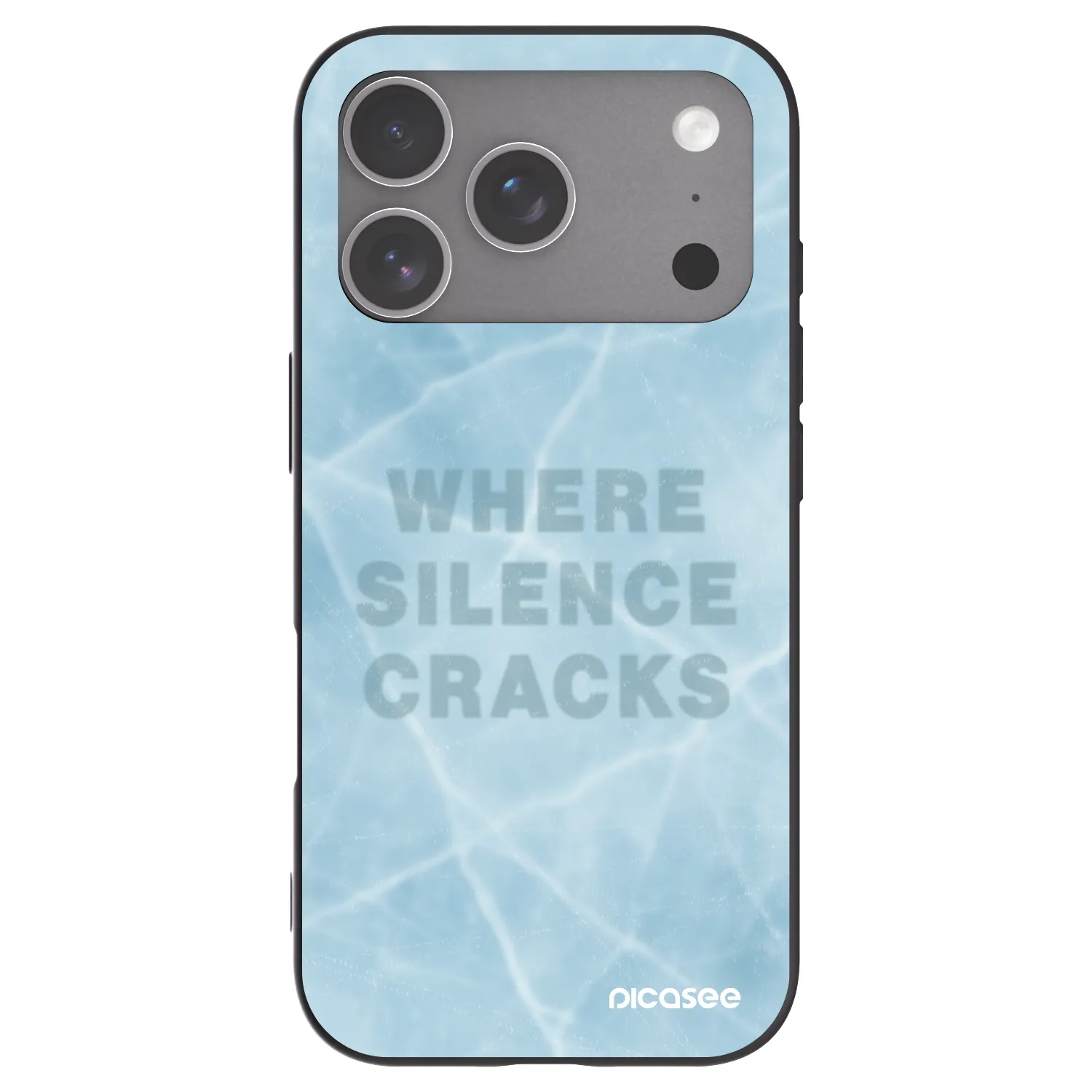 Picasee Μαύρη θήκη σιλικόνης για Apple iPhone 18 Pro - SILENCE