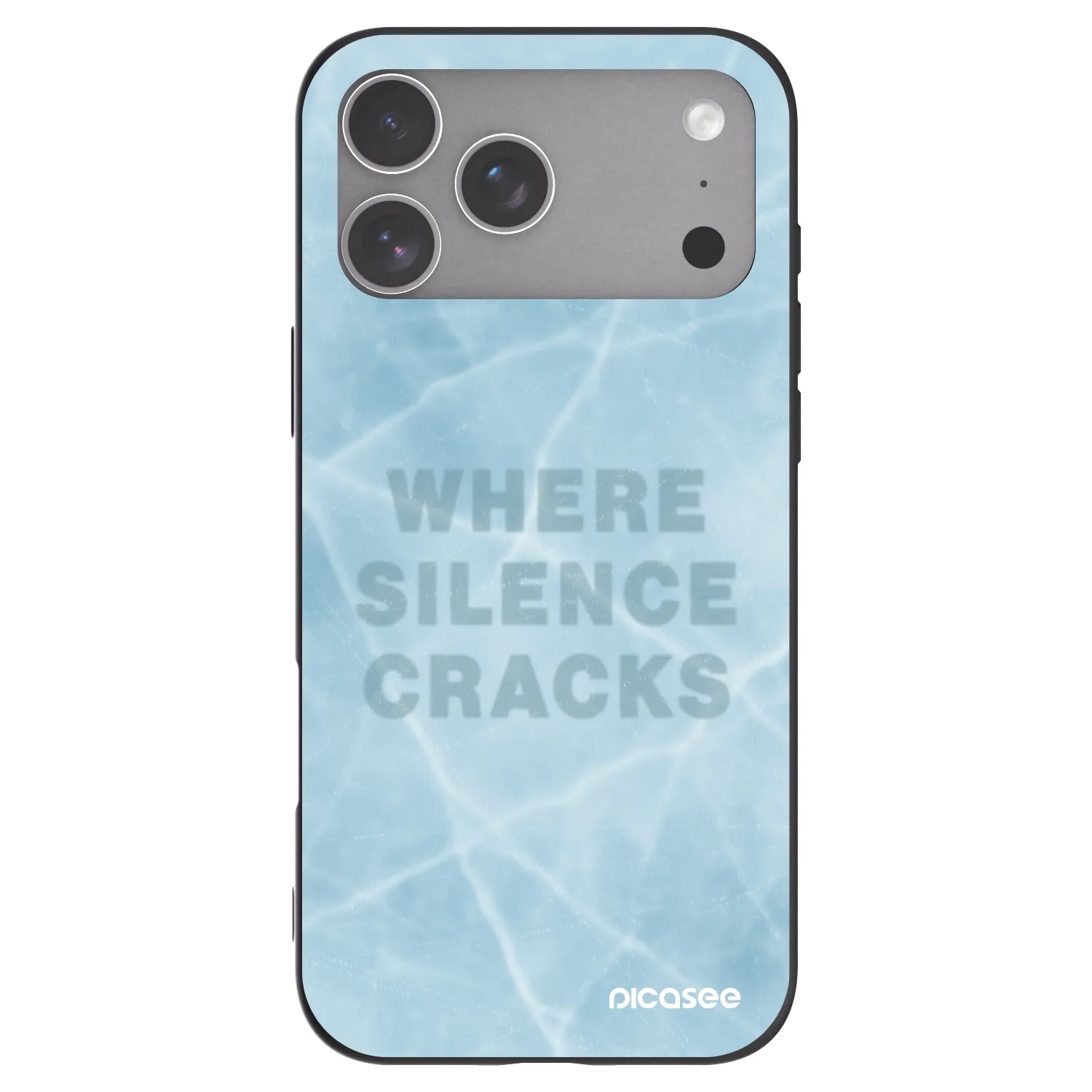 Picasee Μαύρη θήκη σιλικόνης για Apple iPhone 18 Pro Max - SILENCE