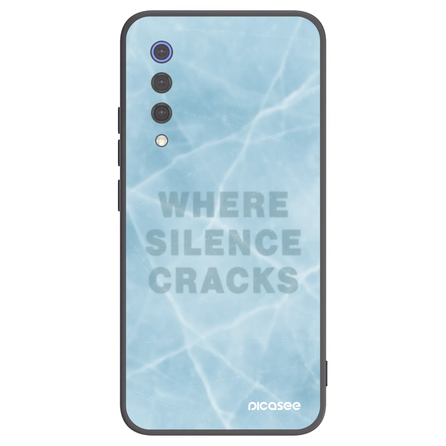 Picasee Μαύρη θήκη σιλικόνης για Xiaomi Mi 9 SE - SILENCE