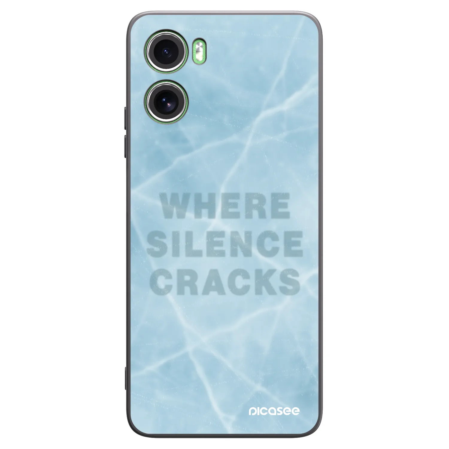 Picasee Μαύρη θήκη σιλικόνης για Motorola Moto G06 - SILENCE
