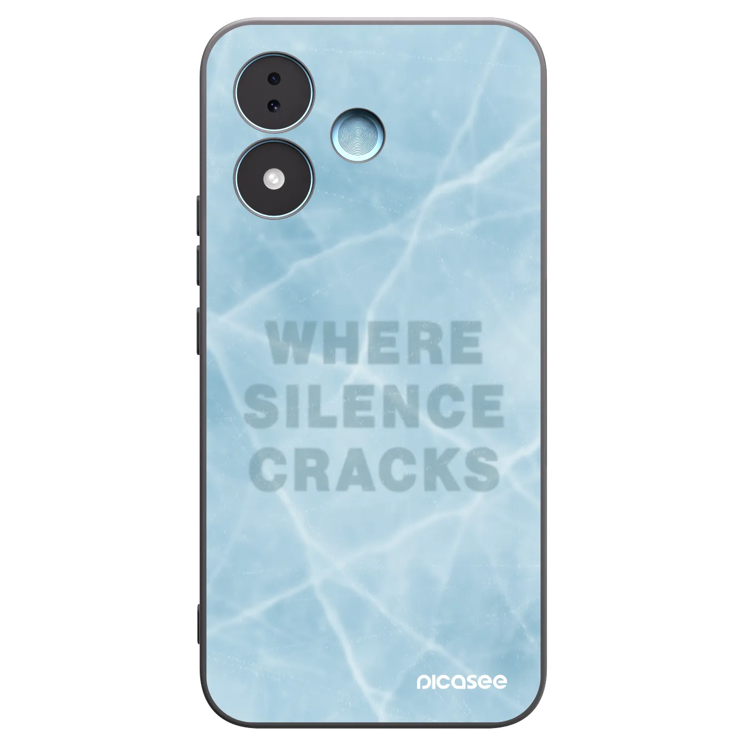 Picasee Μαύρη θήκη σιλικόνης για Xiaomi Redmi Note 17 5G - SILENCE