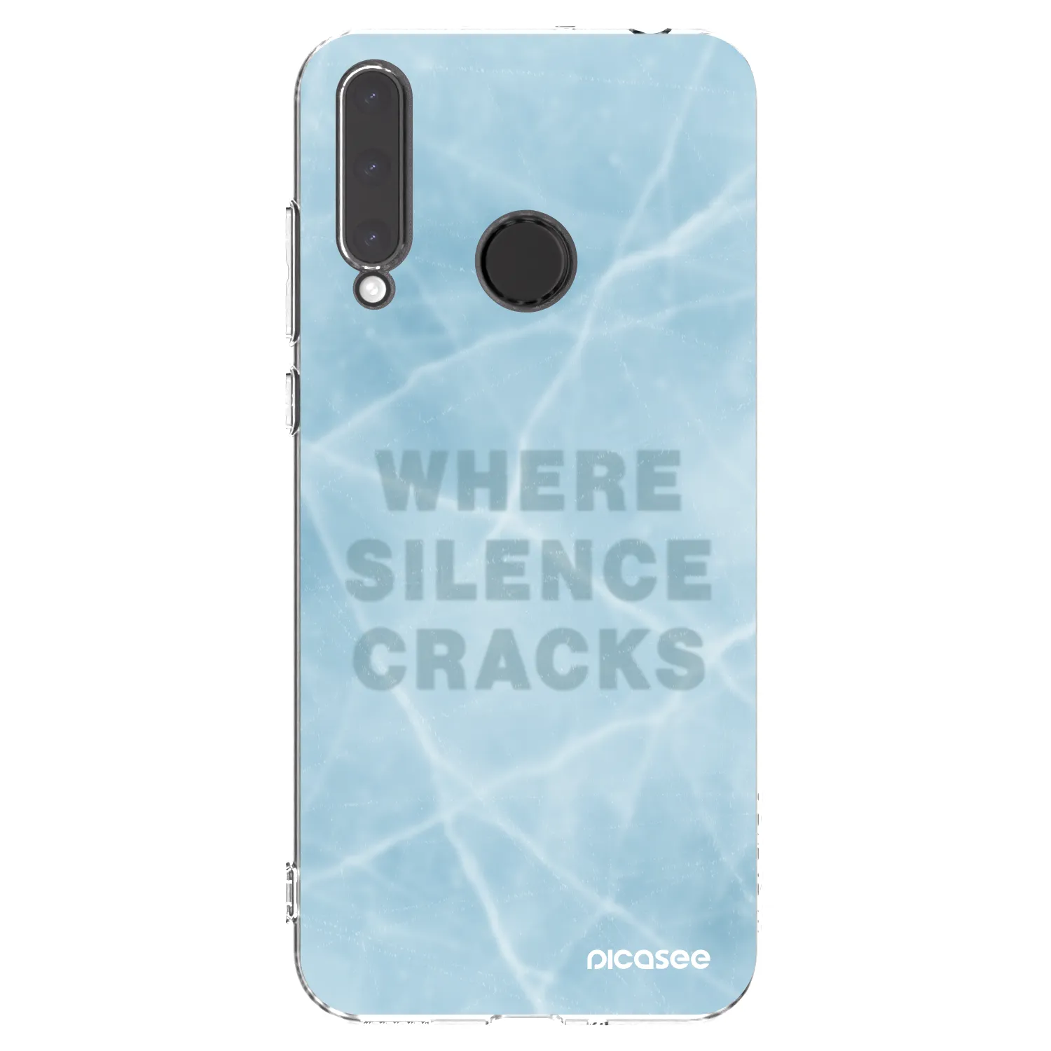 Picasee διαφανής θήκη σιλικόνης Honor 20 Lite - SILENCE