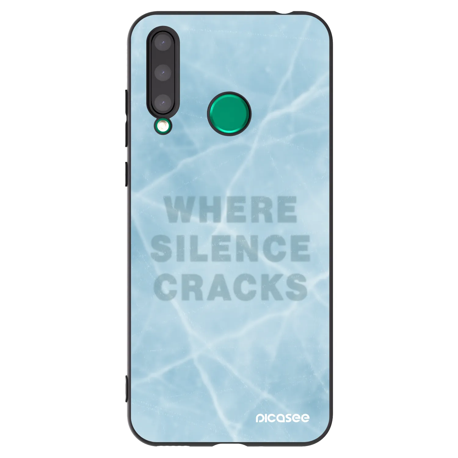 Picasee Μαύρη θήκη σιλικόνης για Honor 20 Lite - SILENCE