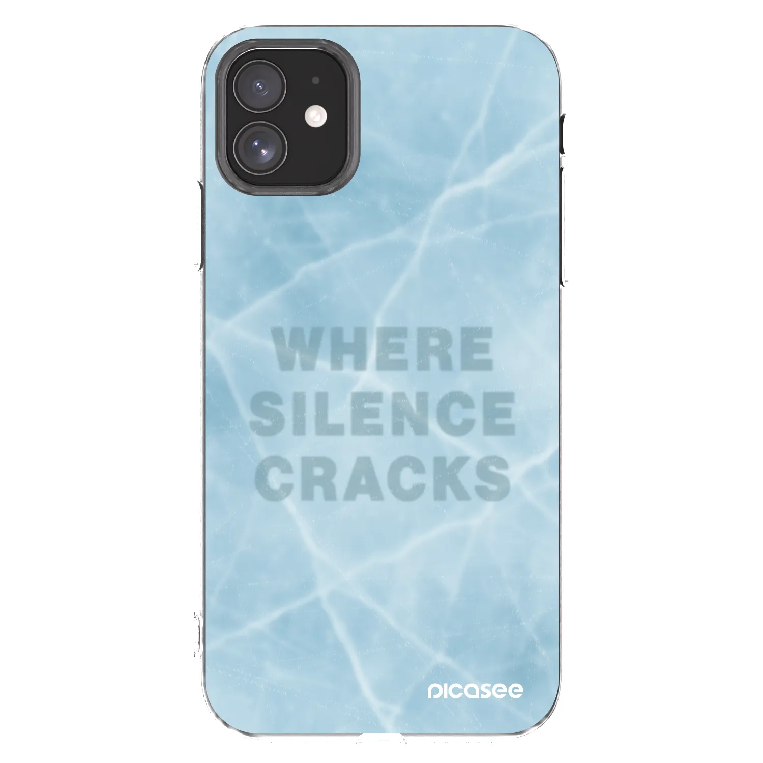 Picasee διαφανής θήκη σιλικόνης Apple iPhone 11 - SILENCE