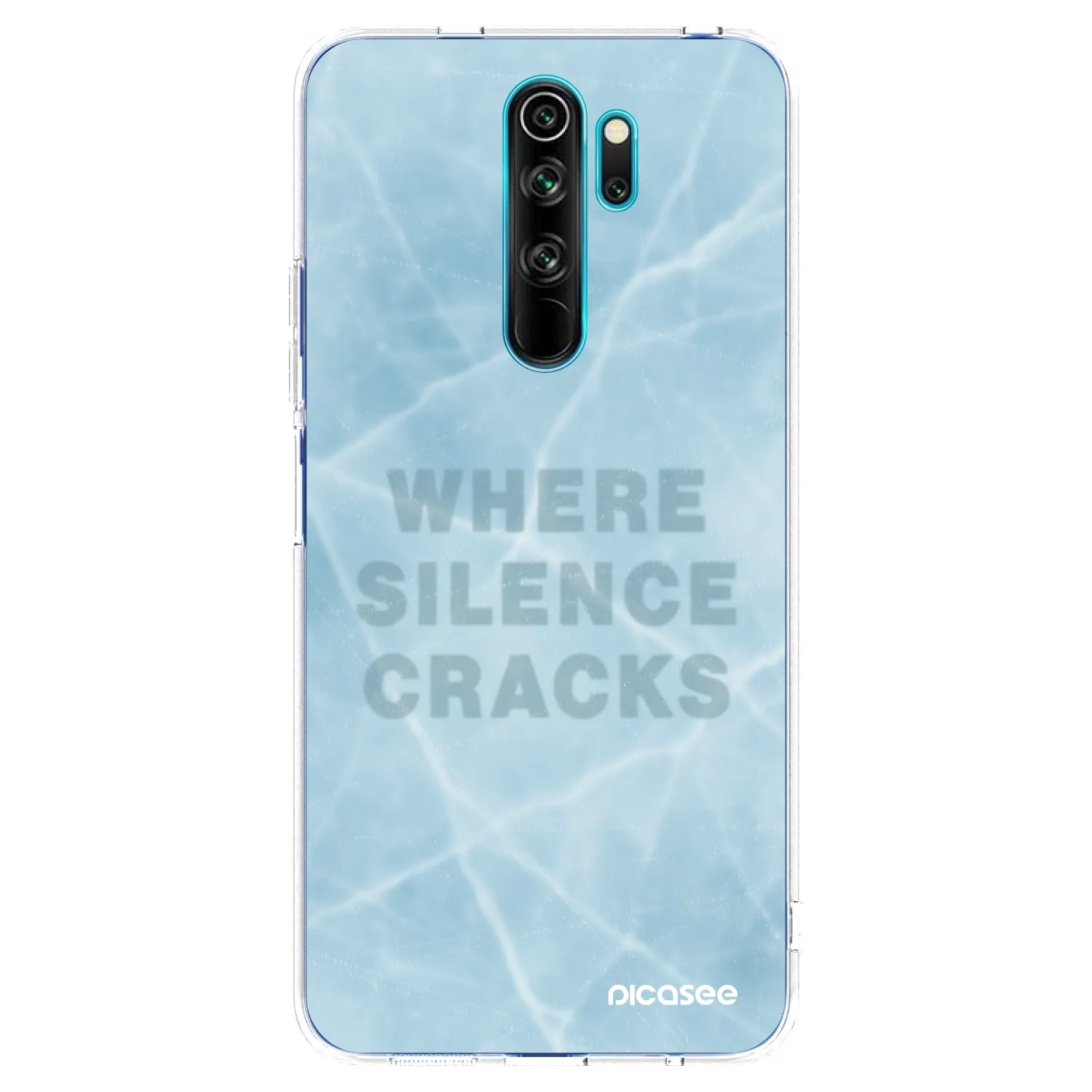Picasee διαφανής θήκη σιλικόνης Xiaomi Redmi Note 8 Pro - SILENCE