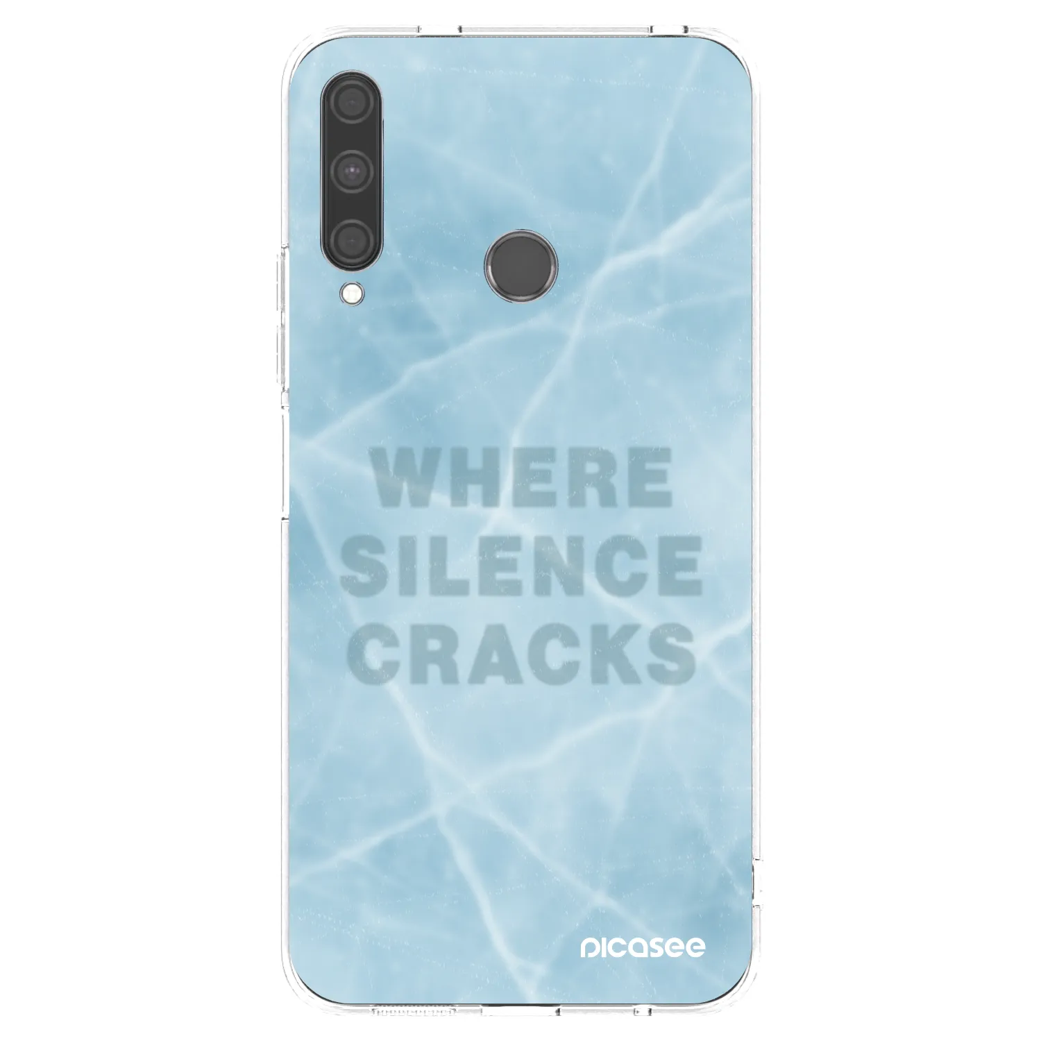 Picasee διαφανής θήκη σιλικόνης Huawei P40 Lite E - SILENCE