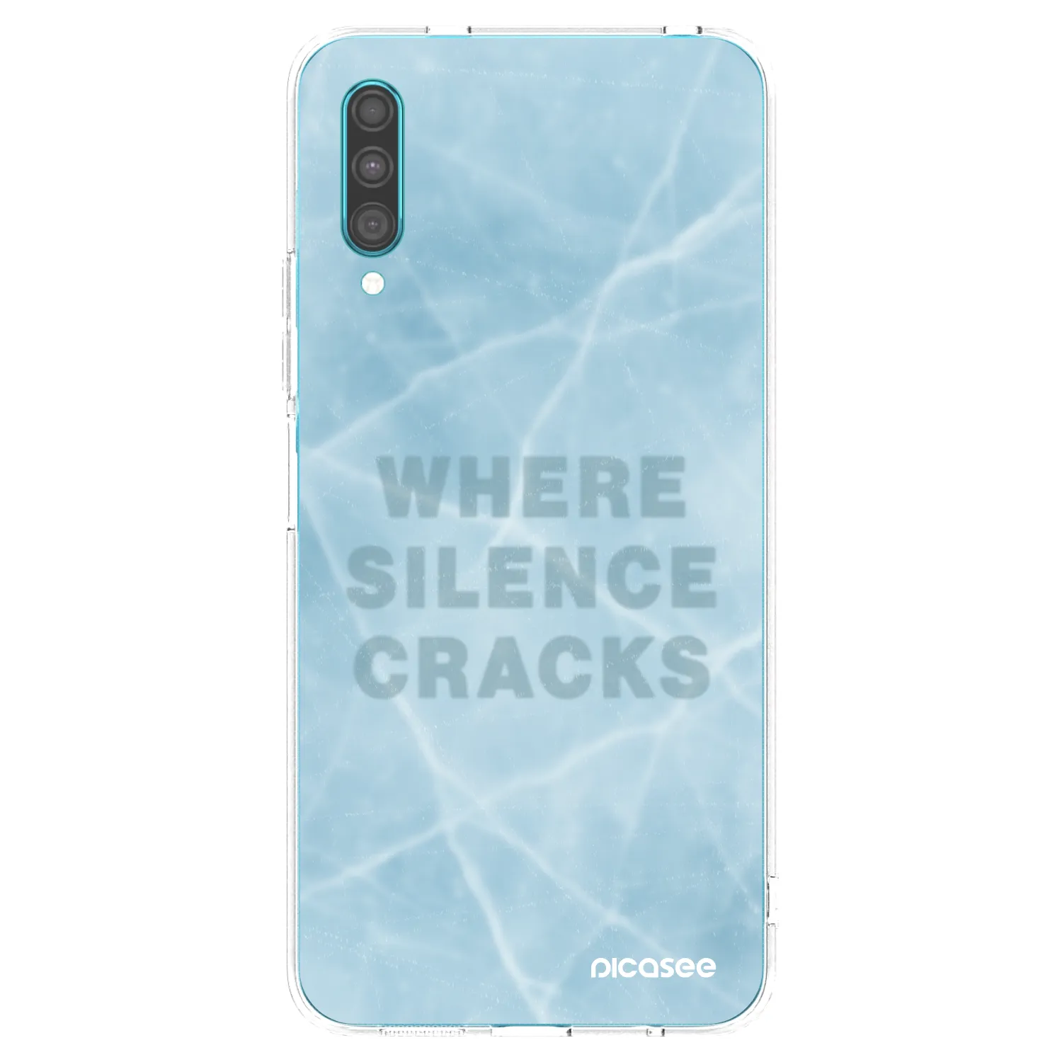 Picasee διαφανής θήκη σιλικόνης Samsung Galaxy A30s A307F - SILENCE