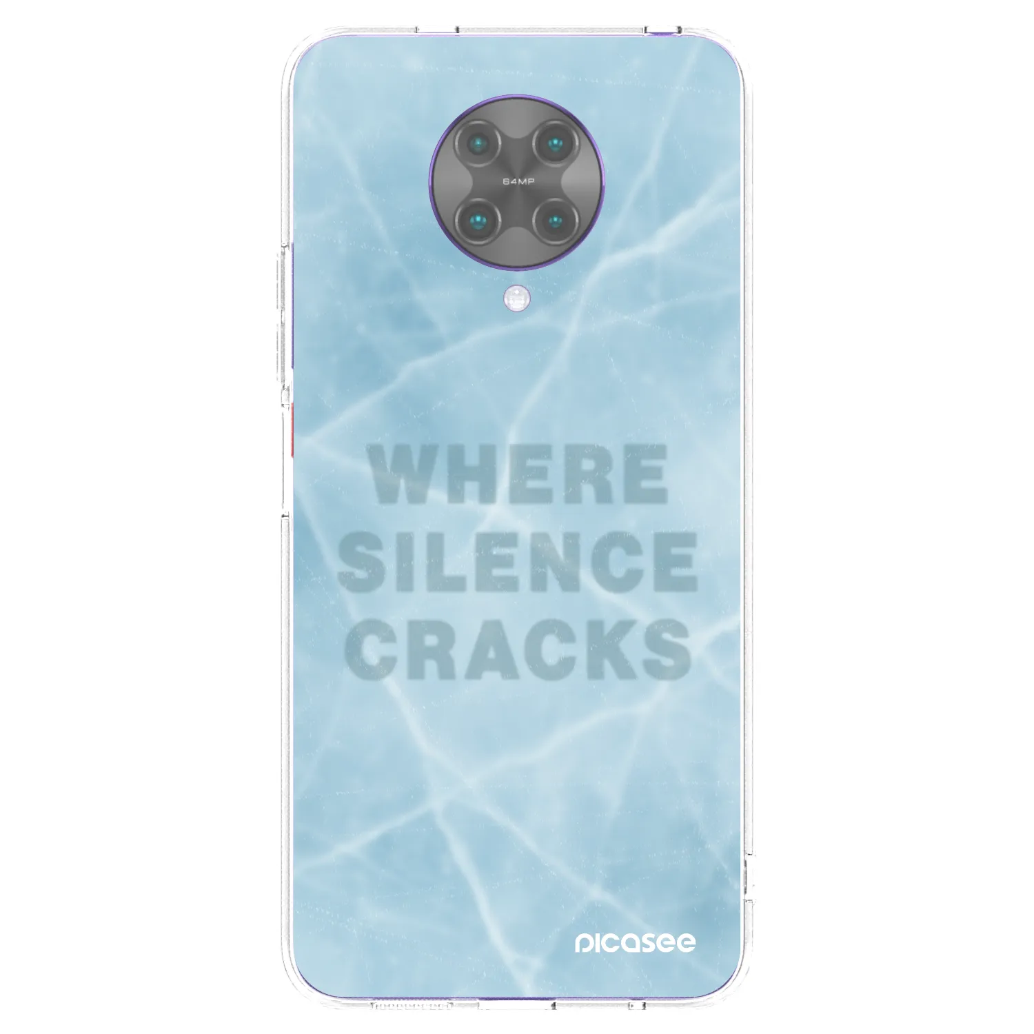 Picasee διαφανής θήκη σιλικόνης Xiaomi Poco F2 Pro - SILENCE