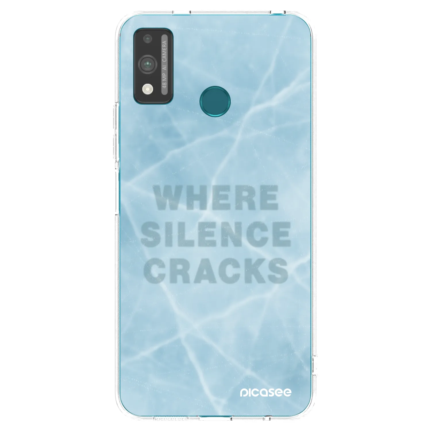 Picasee διαφανής θήκη σιλικόνης Honor 9X Lite - SILENCE