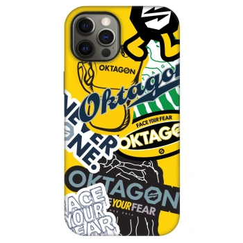 Picasee Fashion Case MagSafe για Apple iPhone 12 Pro - OKTAGON - Logo Archive