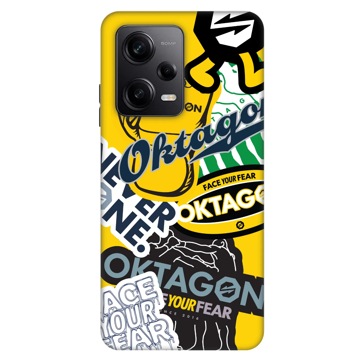 Picasee Fashion Case για Xiaomi Redmi Note 12 Pro 5G - OKTAGON - Logo Archive