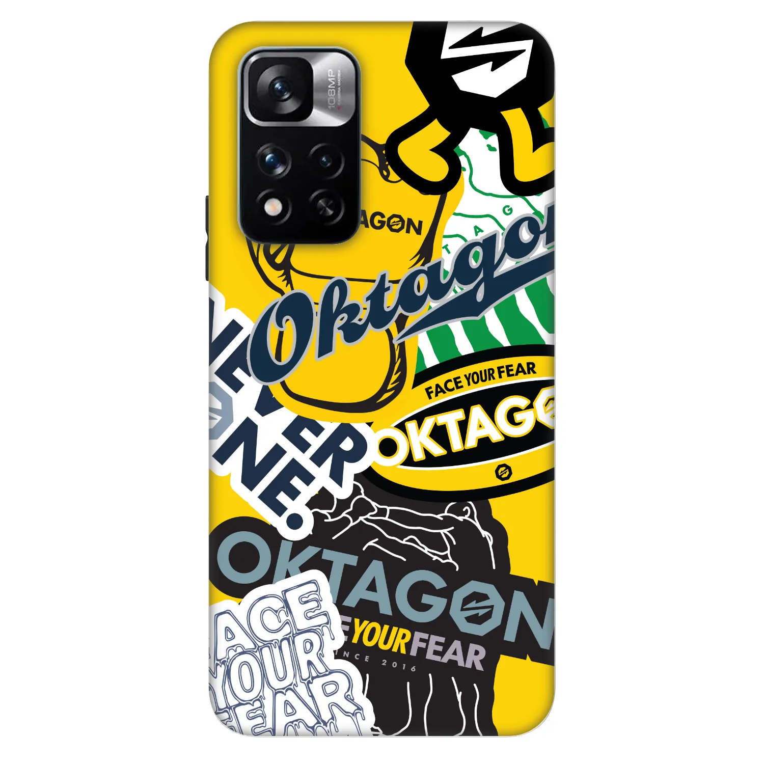 Picasee Fashion Case για Xiaomi Redmi Note 11 Pro - OKTAGON - Logo Archive
