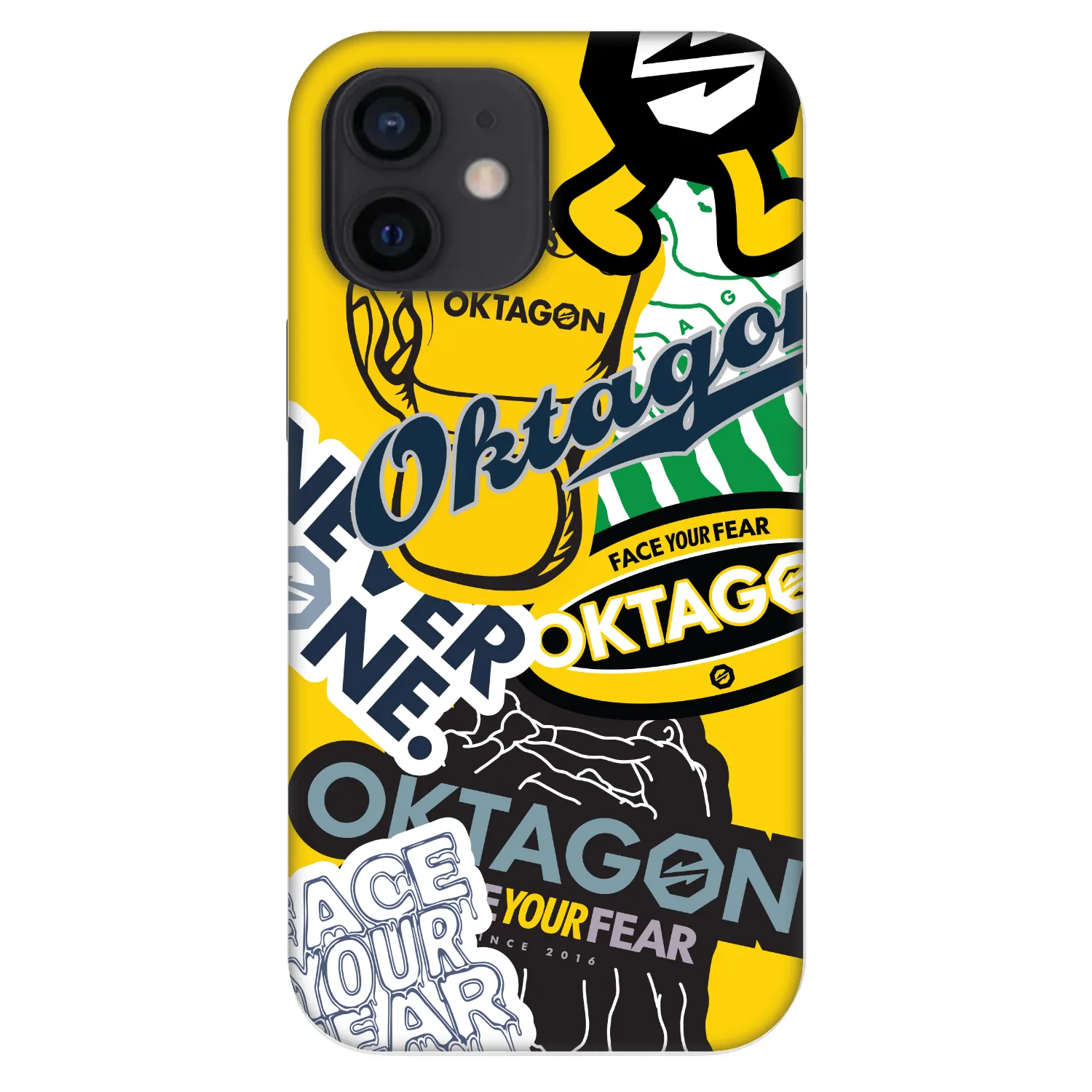 Picasee Fashion Case για Apple iPhone 12 mini - OKTAGON - Logo Archive