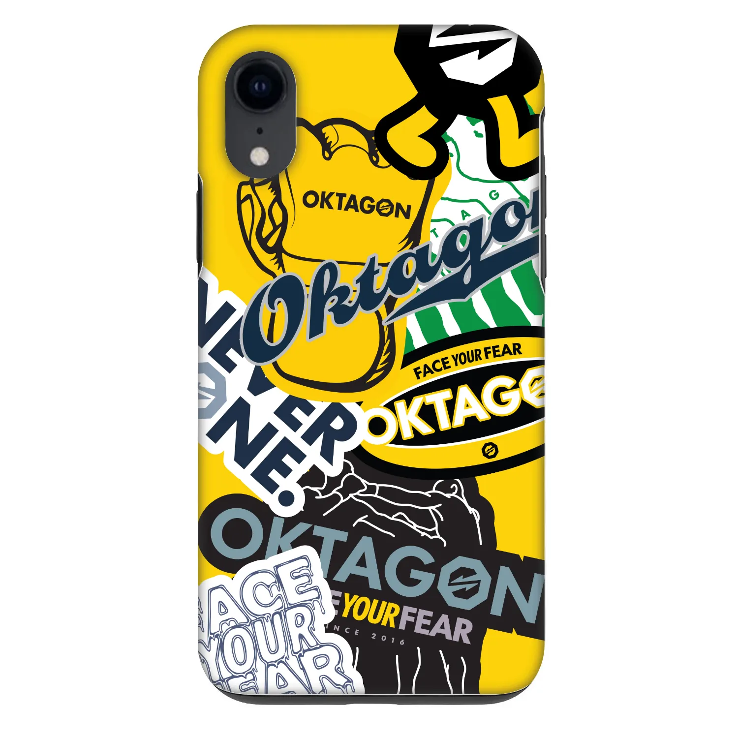 Picasee Fashion Case για Apple iPhone XR - OKTAGON - Logo Archive