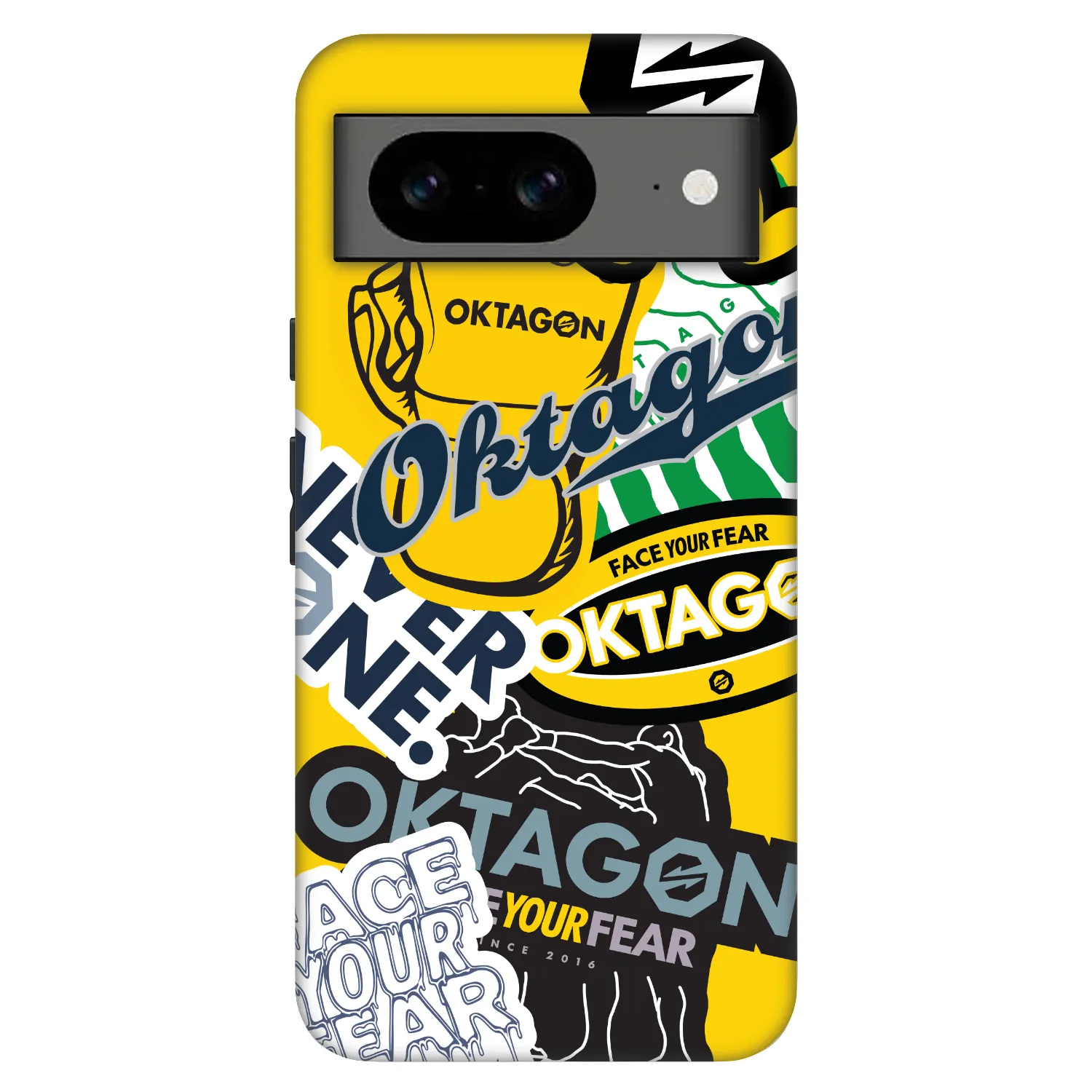 Picasee Fashion Case για Google Pixel 8 Pro - OKTAGON - Logo Archive