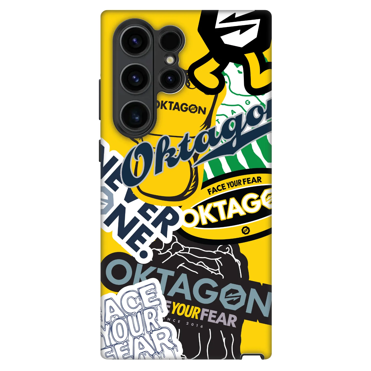 Picasee Fashion Case για Samsung Galaxy S22 Ultra 5G - OKTAGON - Logo Archive