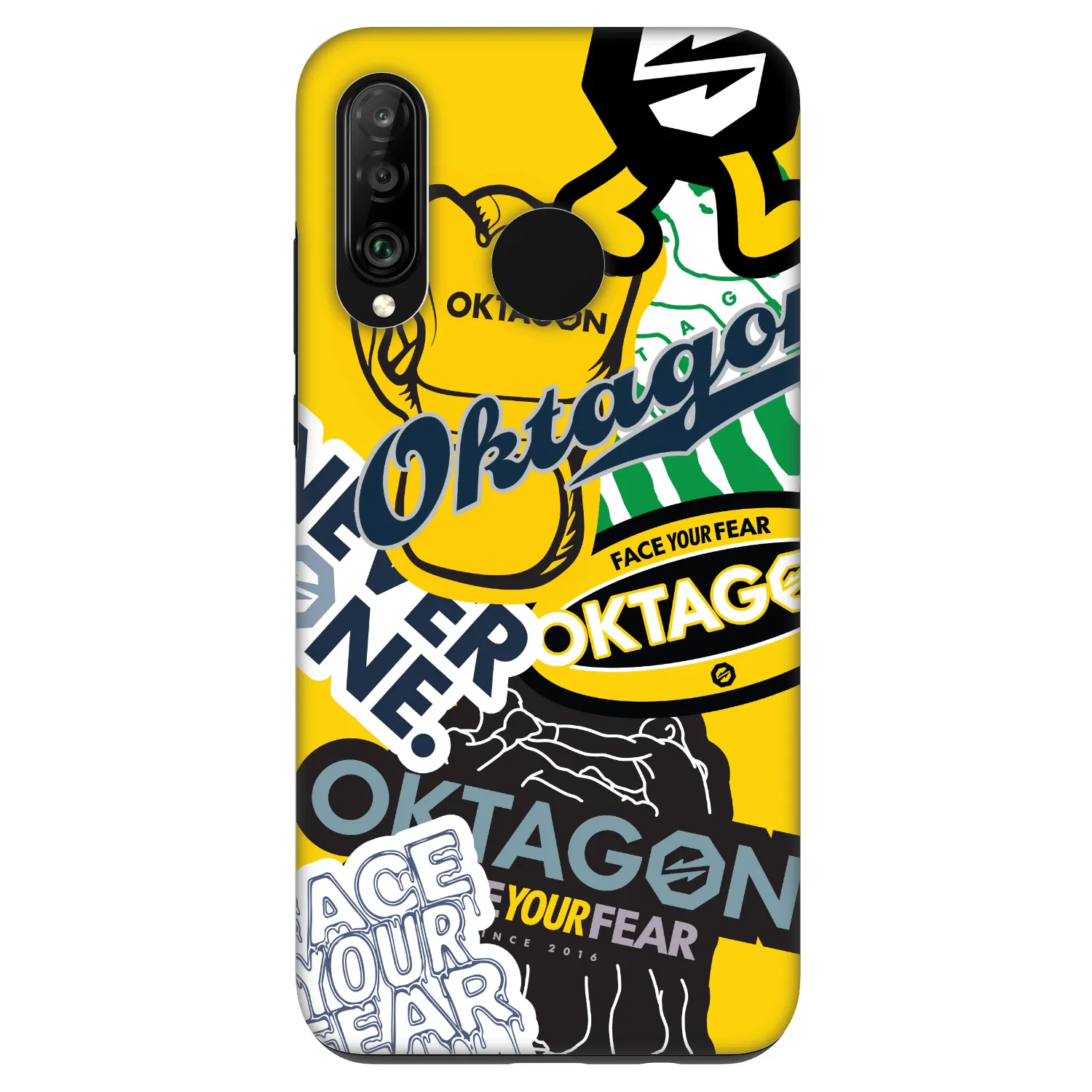 Picasee Fashion Case για Huawei P30 Lite - OKTAGON - Logo Archive