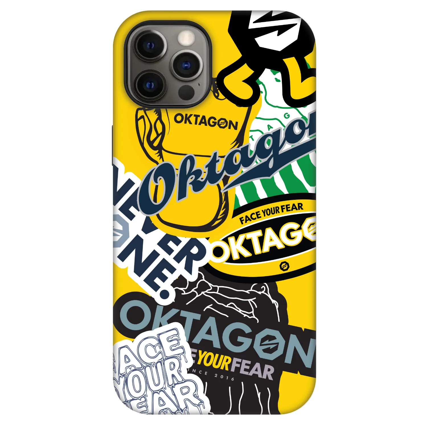 Picasee Fashion Case MagSafe για Apple iPhone 12 - OKTAGON - Logo Archive