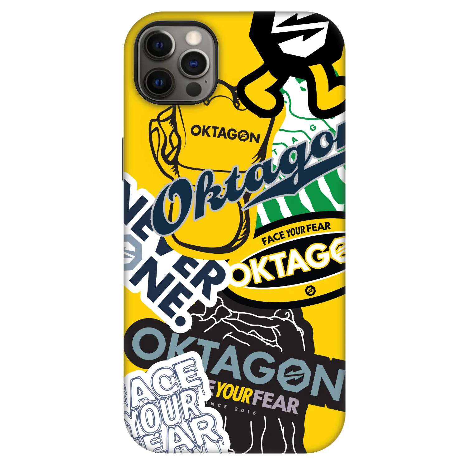 Picasee Fashion Case MagSafe για Apple iPhone 12 Pro Max - OKTAGON - Logo Archive