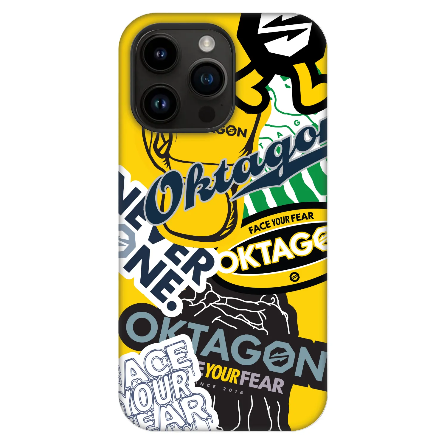 Picasee Fashion Case MagSafe για Apple iPhone 14 Pro Max - OKTAGON - Logo Archive