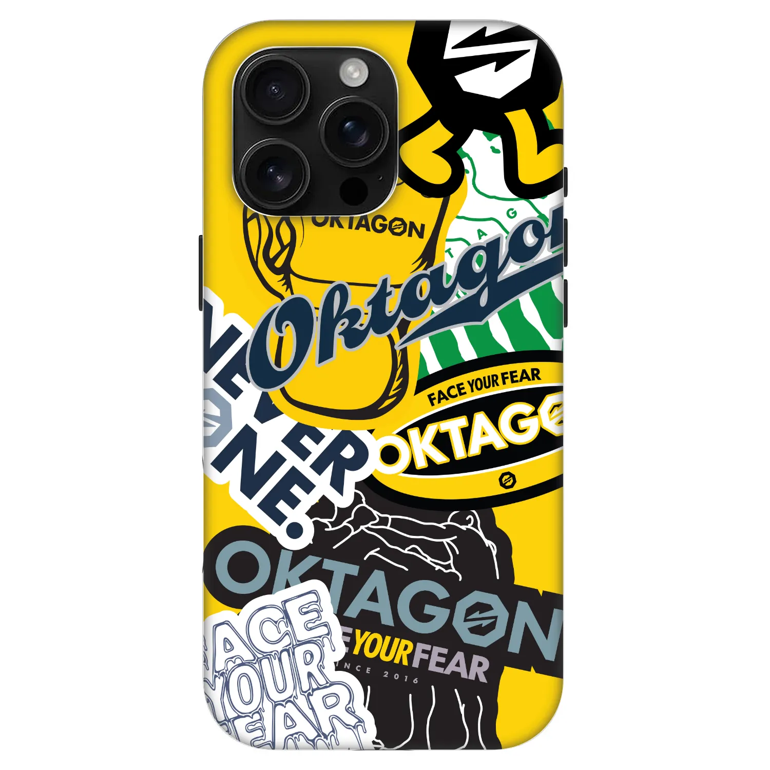 Picasee Fashion Case MagSafe για Apple iPhone 16 Pro Max - OKTAGON - Logo Archive