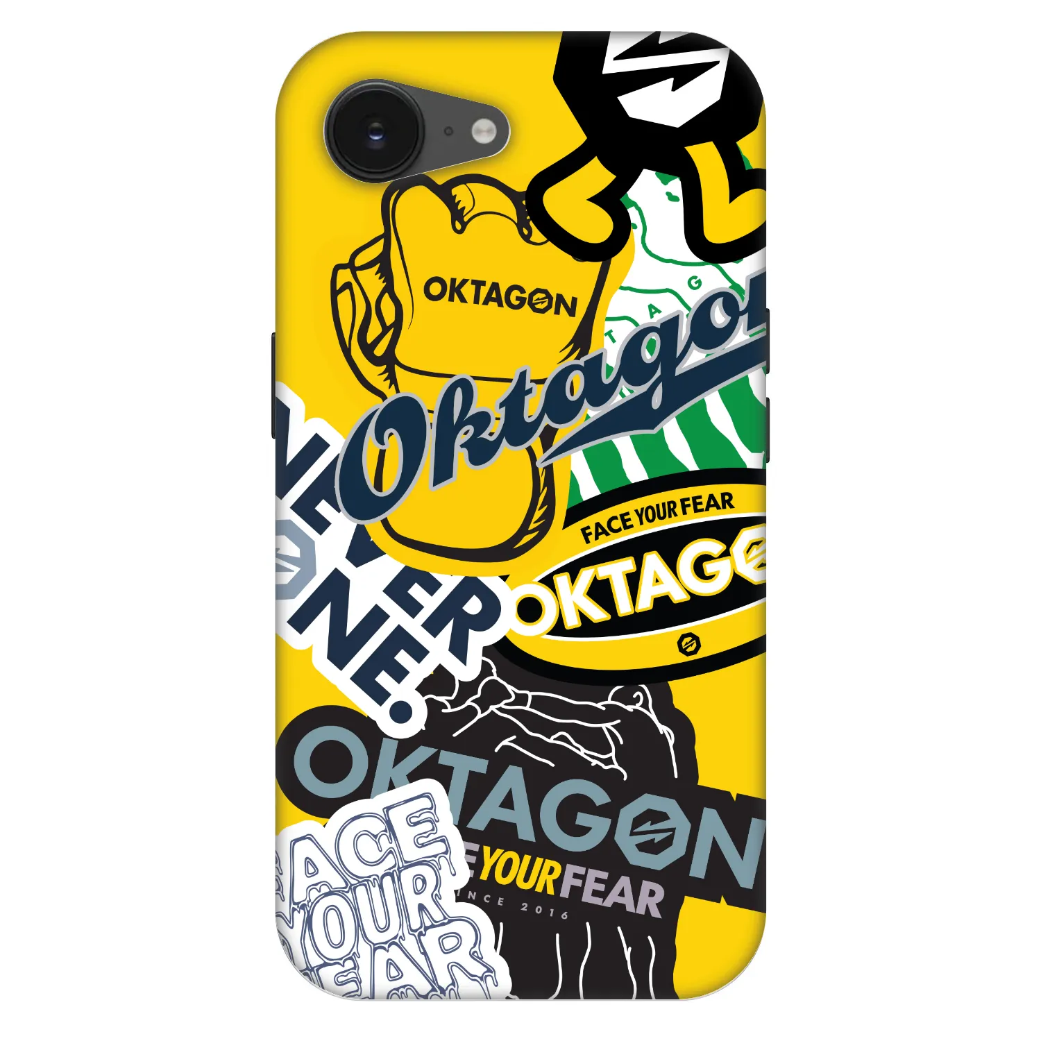 Picasee Fashion Case MagSafe για Apple iPhone 16e - OKTAGON - Logo Archive