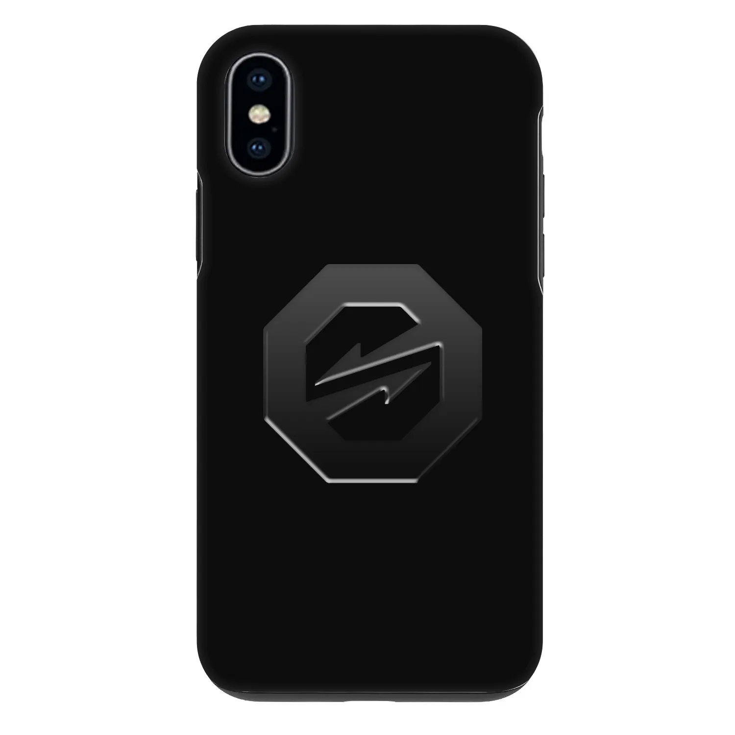 Picasee Fashion Case για Apple iPhone X/XS - OKTAGON - Stealth Logo