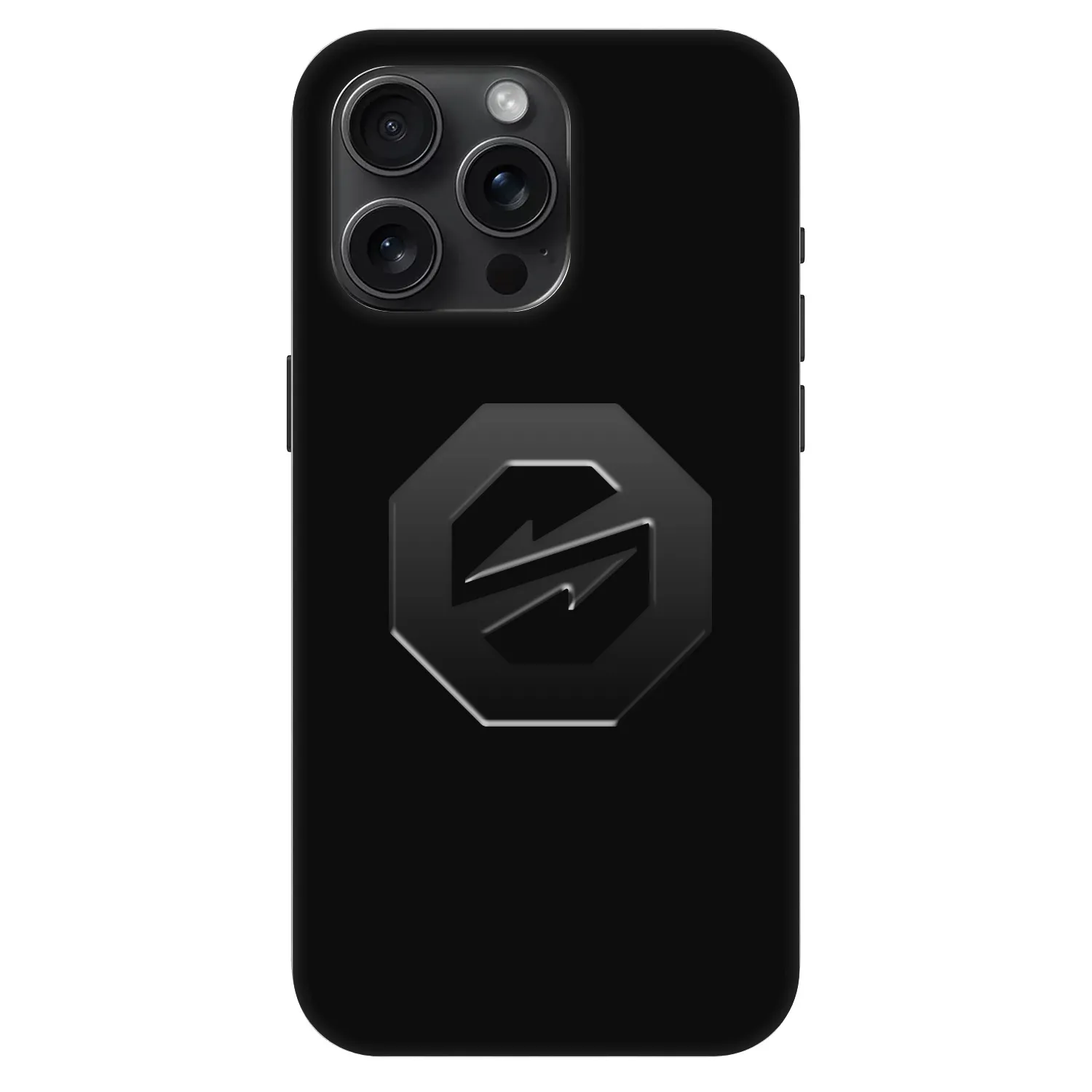 Picasee Fashion Case MagSafe για Apple iPhone 15 Pro Max - OKTAGON - Stealth Logo