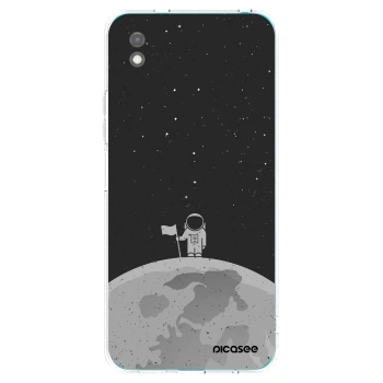 Picasee Μαύρη θήκη σιλικόνης για Xiaomi Redmi 9A - Astronaut