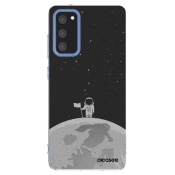 Picasee διαφανής θήκη σιλικόνης Samsung Galaxy S20 FE - Astronaut