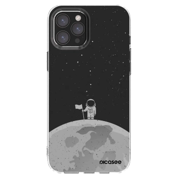 Picasee διαφανής θήκη σιλικόνης Apple iPhone 12 Pro Max - Astronaut